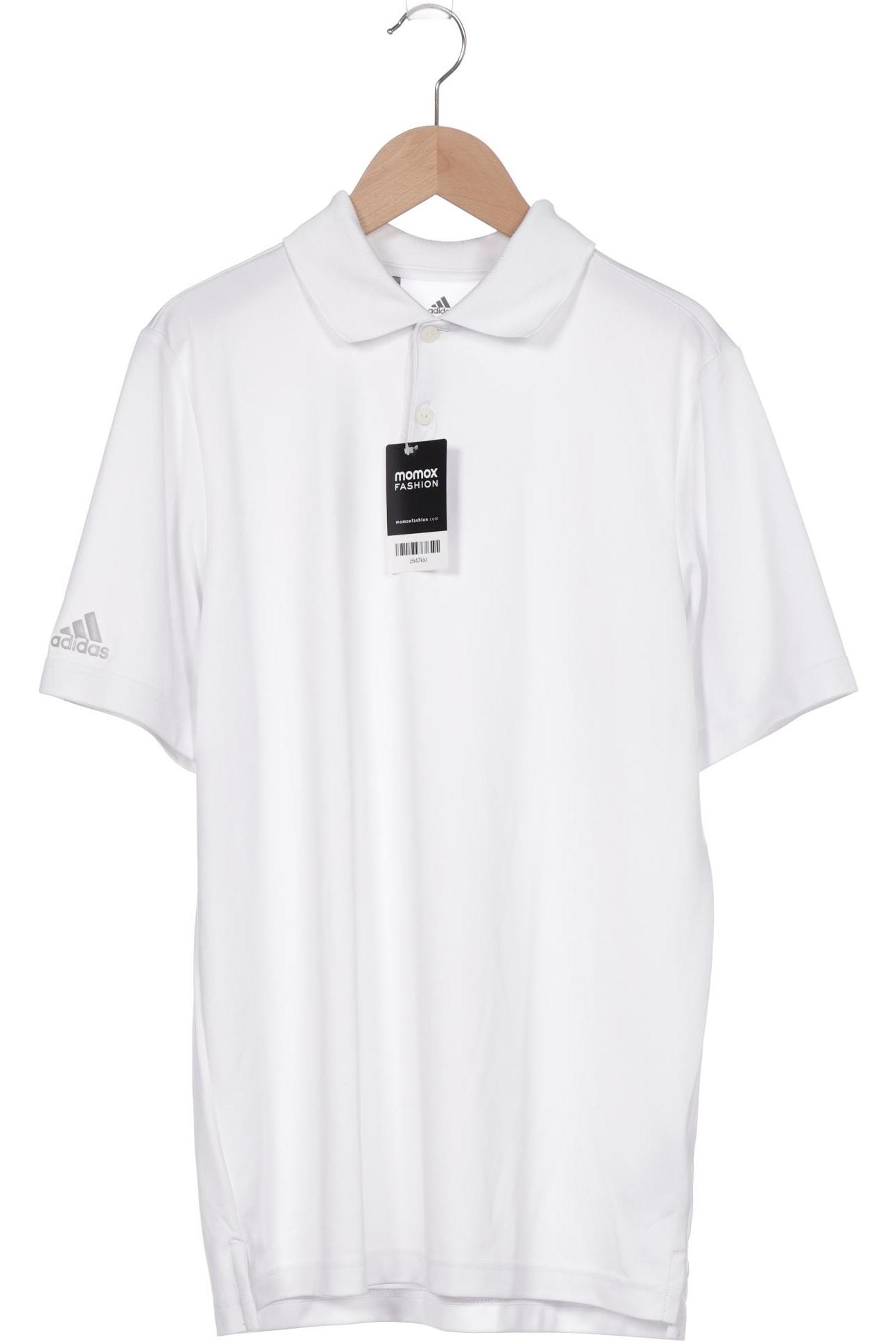 

adidas Herren Poloshirt, weiß, Gr. 54