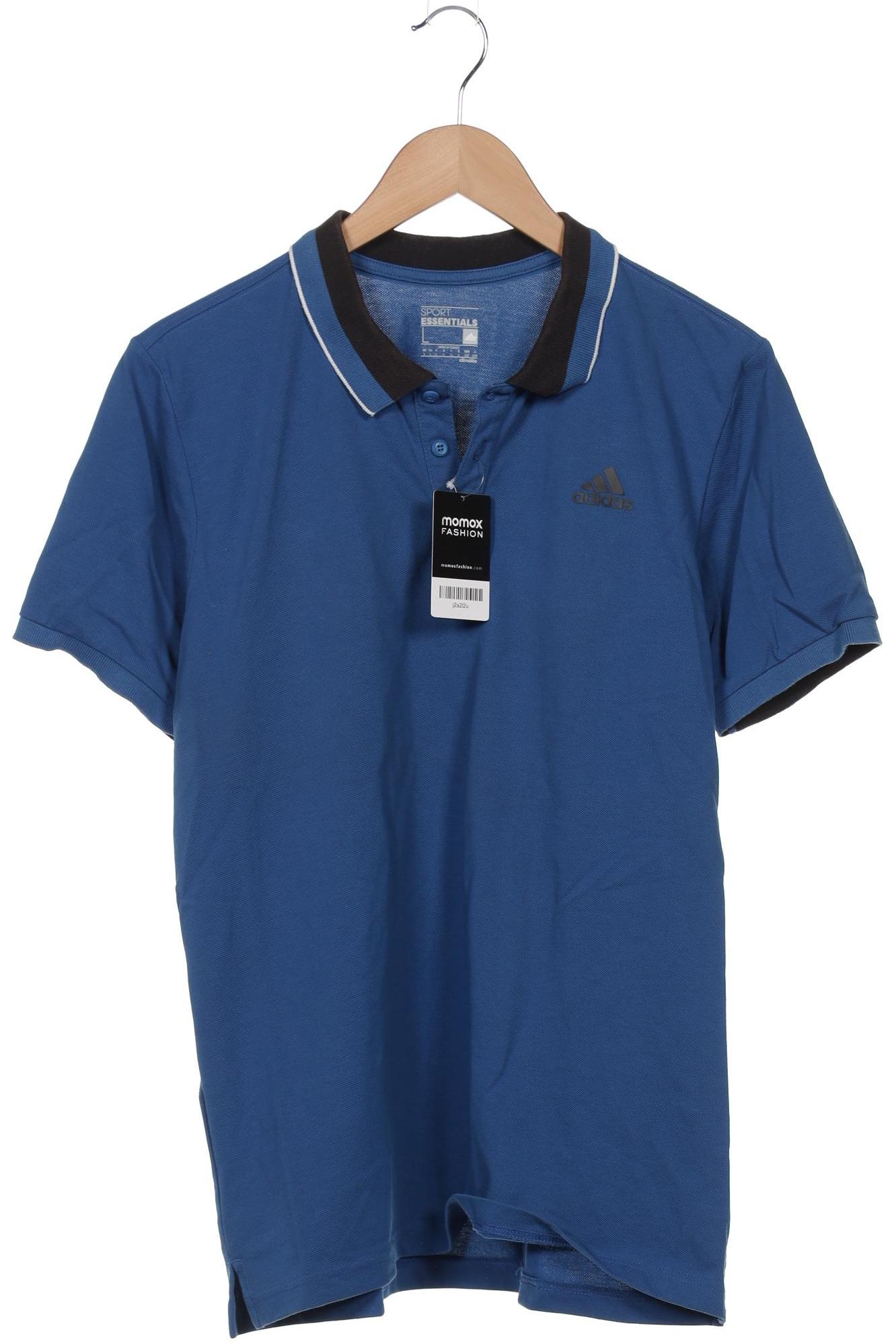 

adidas Herren Poloshirt, blau, Gr. 52