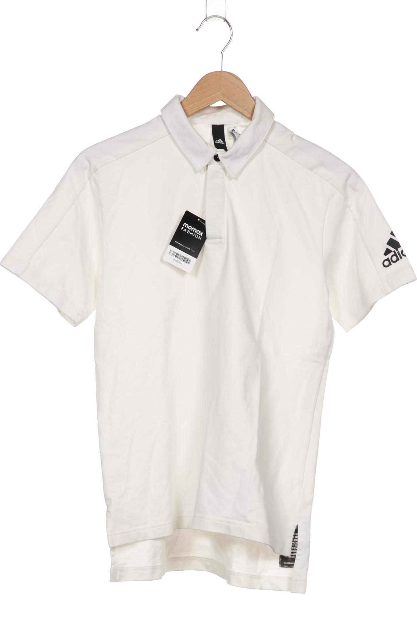 

adidas Herren Poloshirt, weiß, Gr. 46