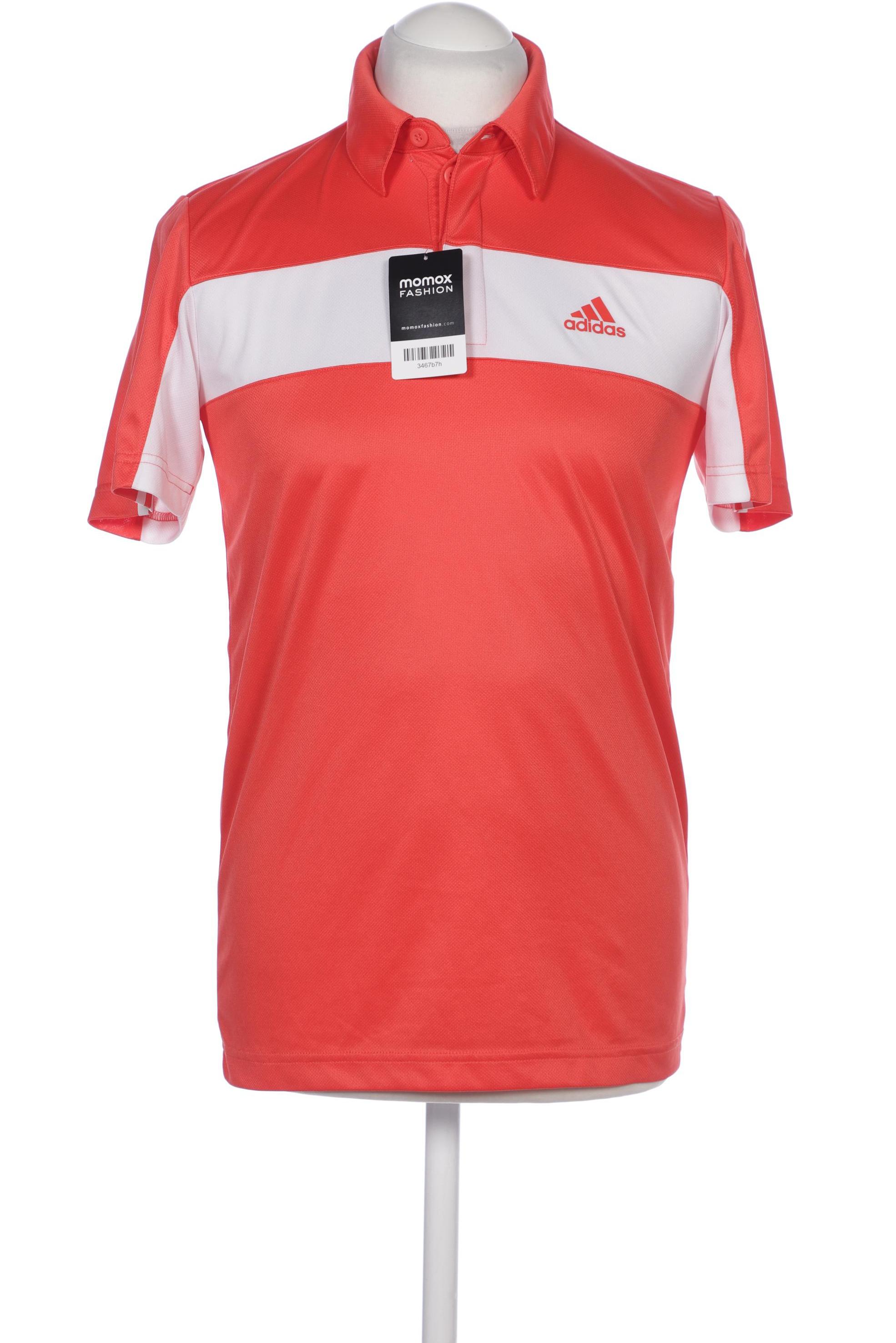

adidas Herren Poloshirt, orange, Gr. 46