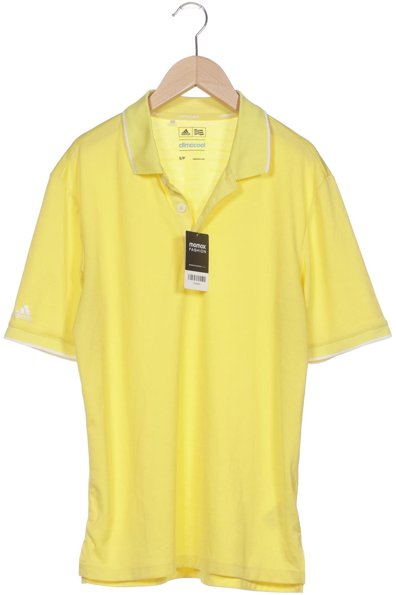 

adidas Herren Poloshirt, gelb, Gr. 46