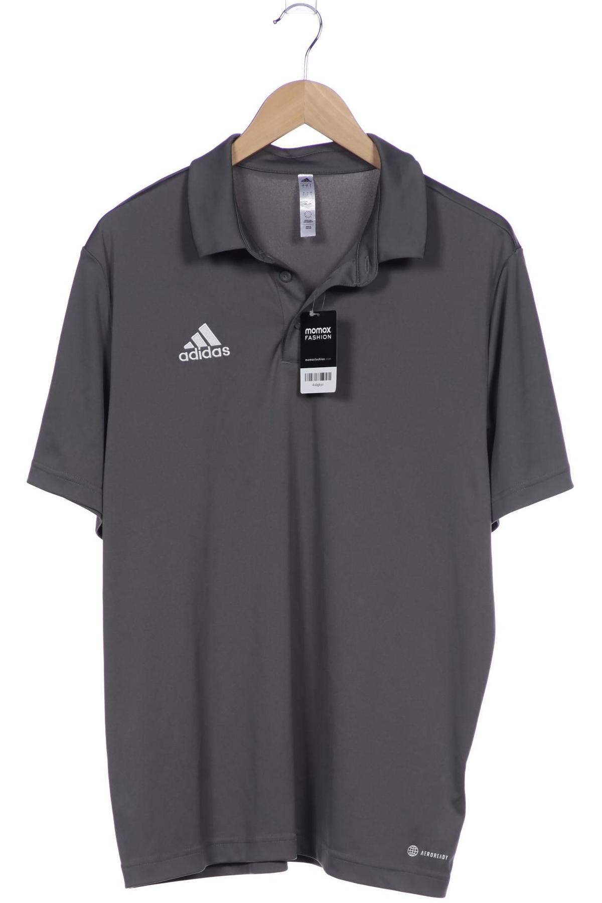 

adidas Herren Poloshirt, grau, Gr. 52