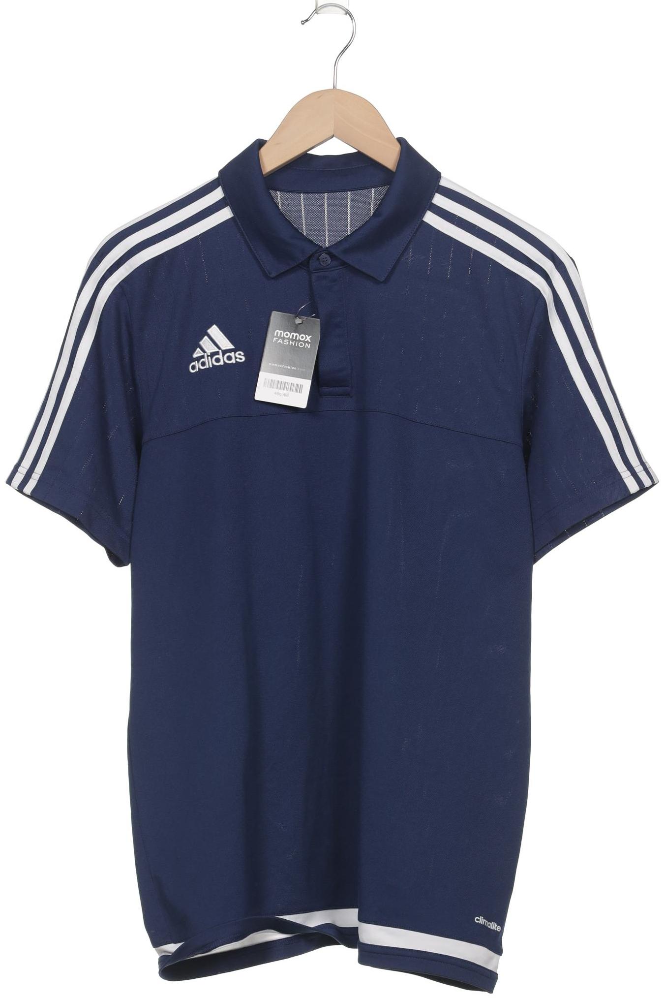 

adidas Herren Poloshirt, marineblau, Gr. 52