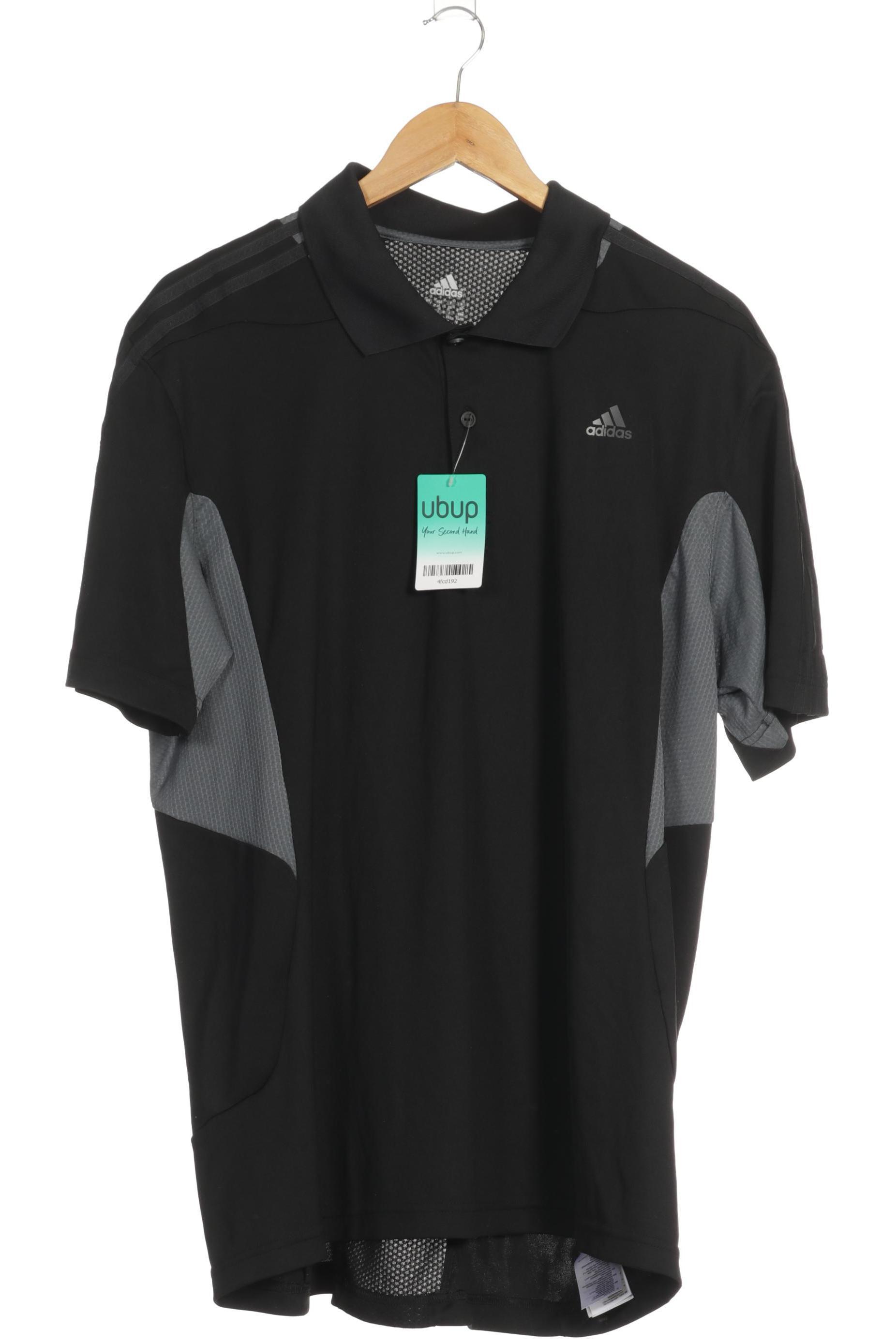 

adidas Herren Poloshirt, schwarz, Gr.