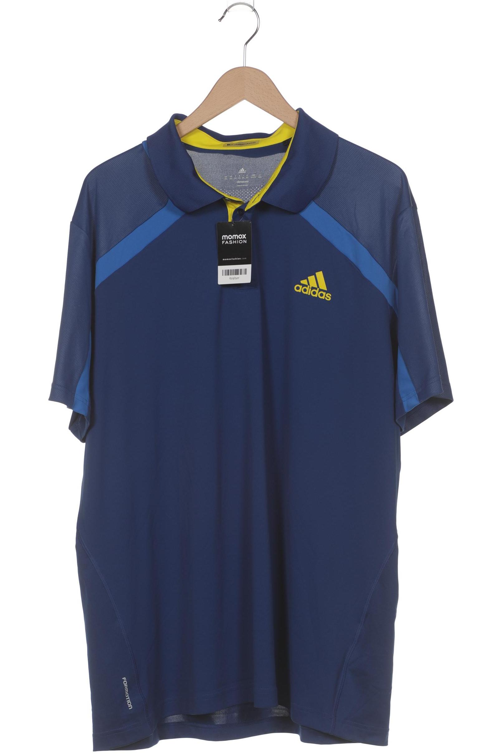 

adidas Herren Poloshirt, blau, Gr. 56