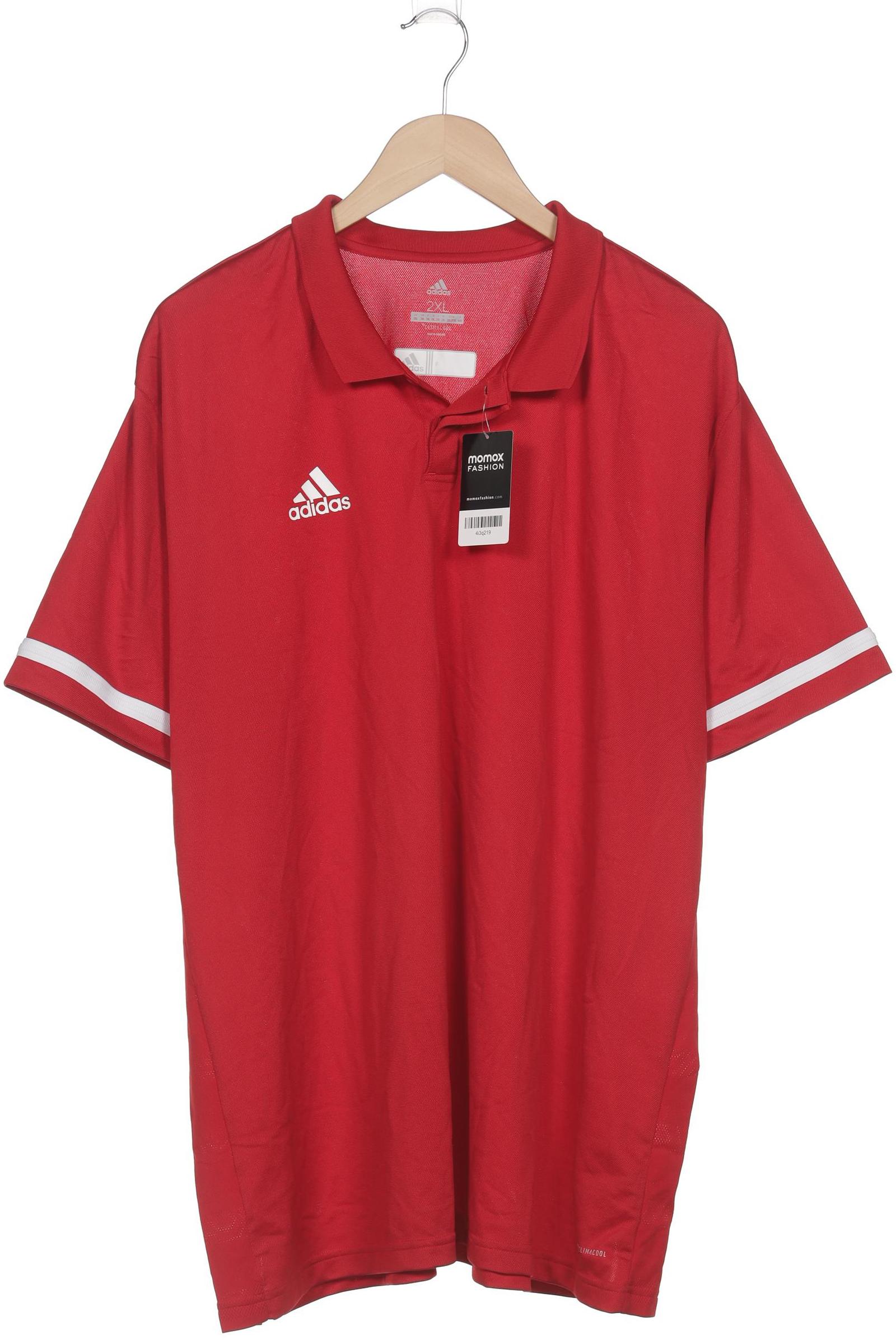 

adidas Herren Poloshirt, rot, Gr. 56