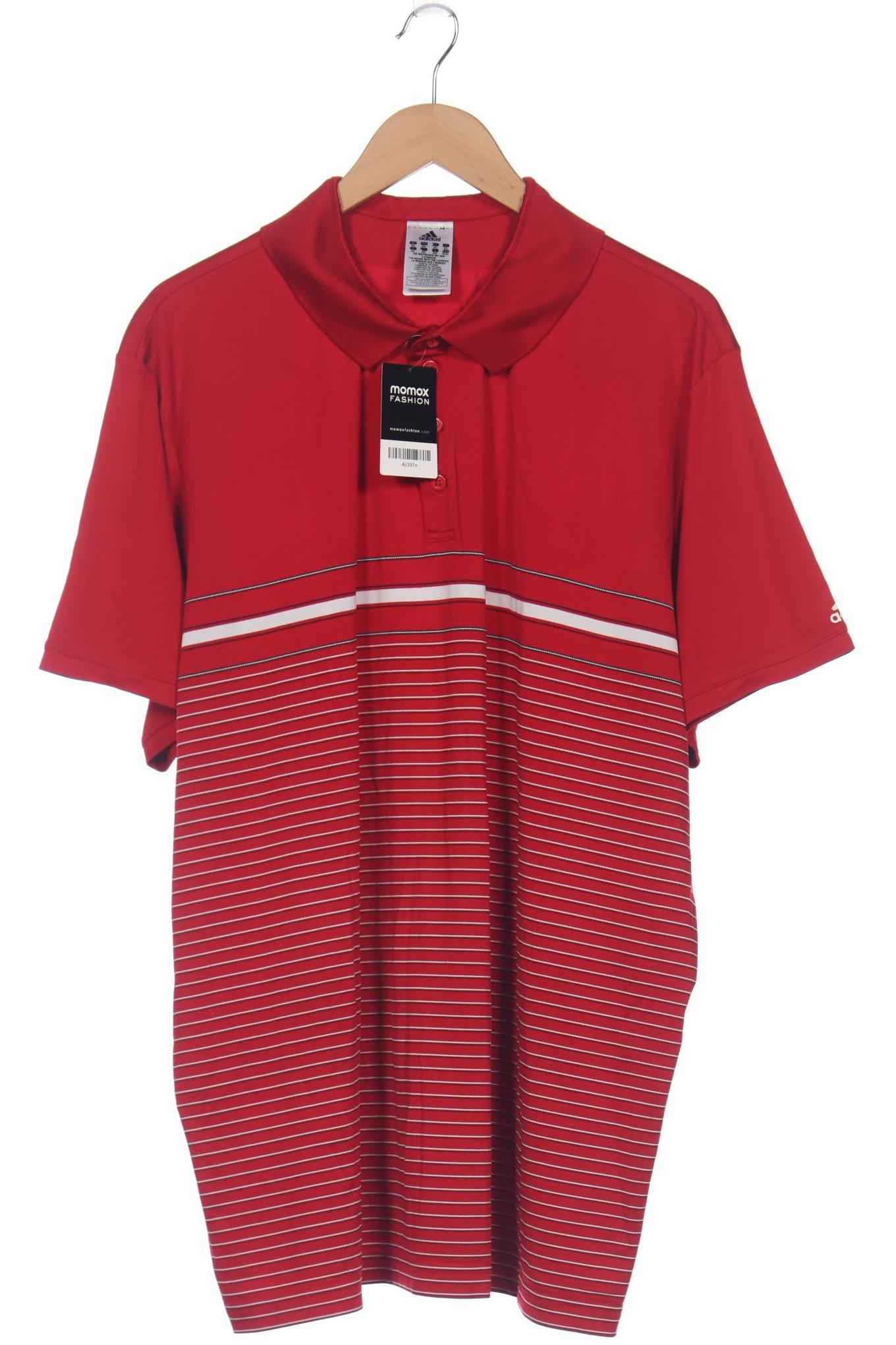 

adidas Herren Poloshirt, rot, Gr. 56