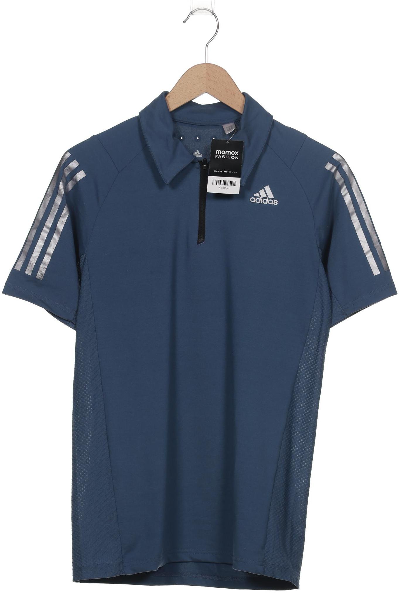 

adidas Herren Poloshirt, blau, Gr. 46