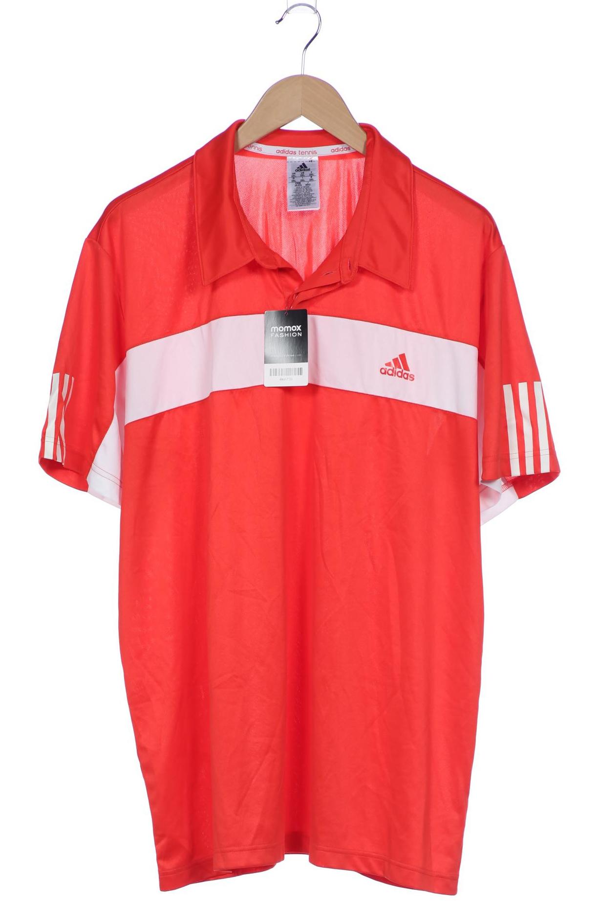 

adidas Herren Poloshirt, rot, Gr. 56