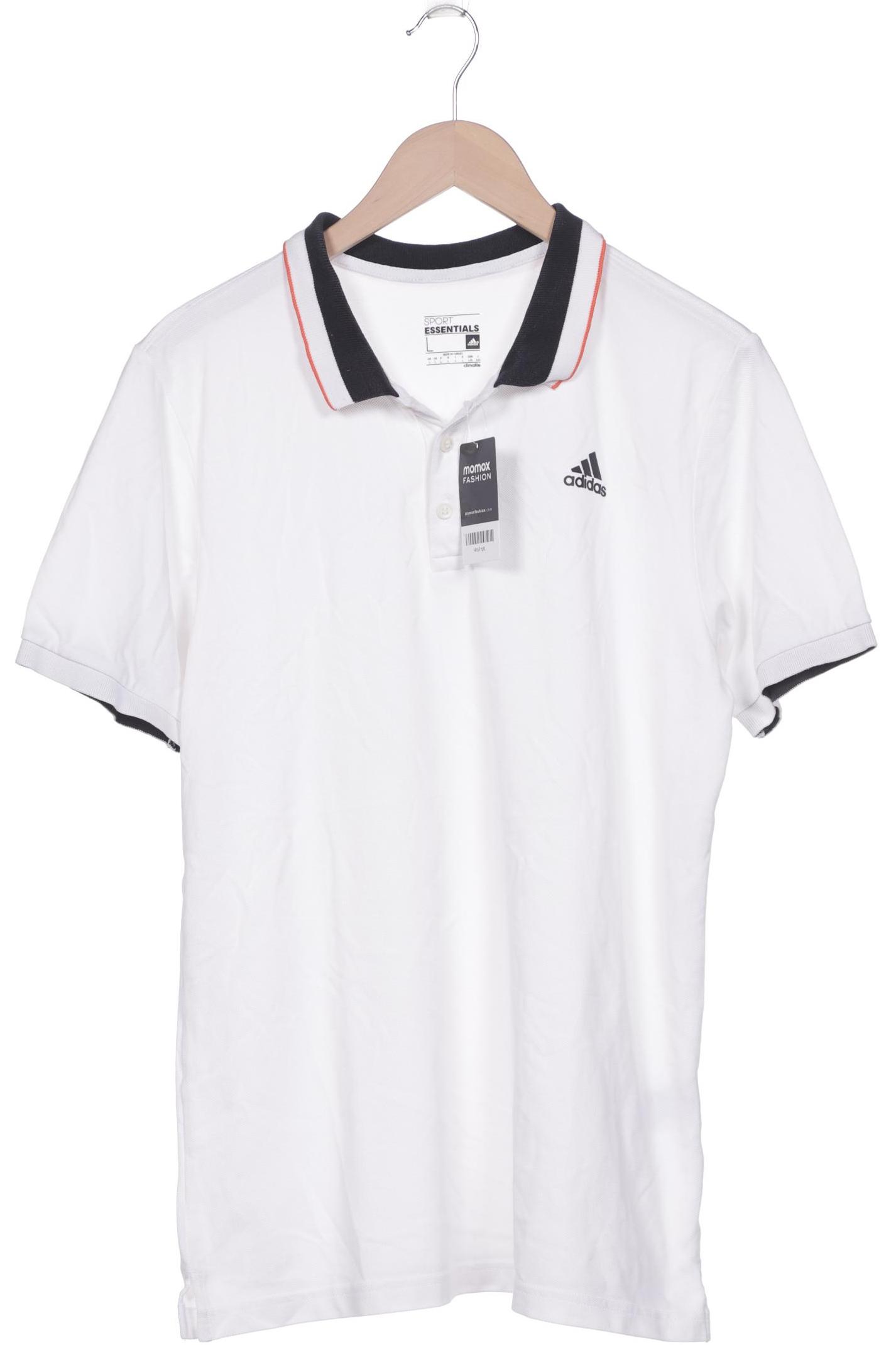 

adidas Herren Poloshirt, weiß