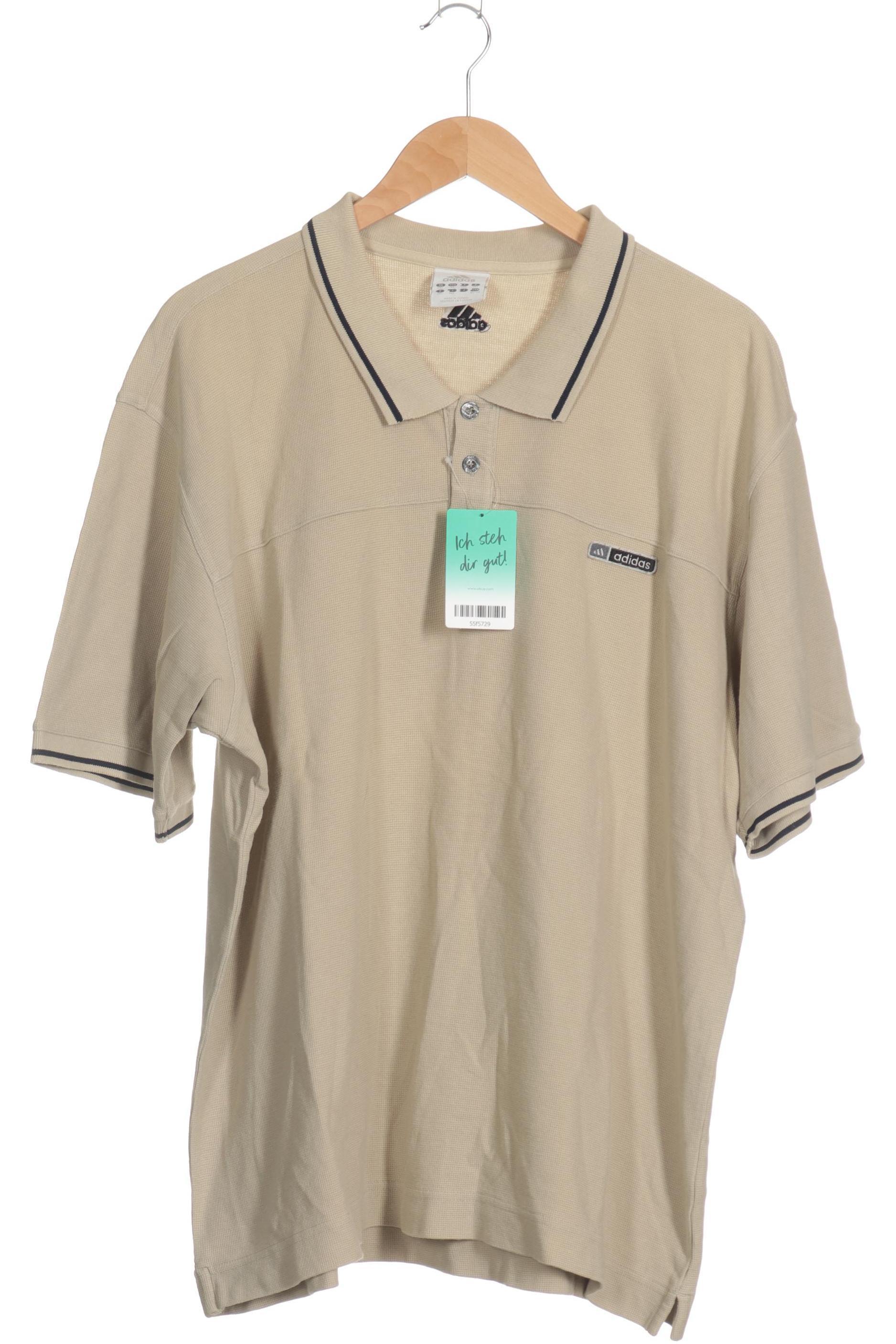

adidas Herren Poloshirt, beige, Gr.