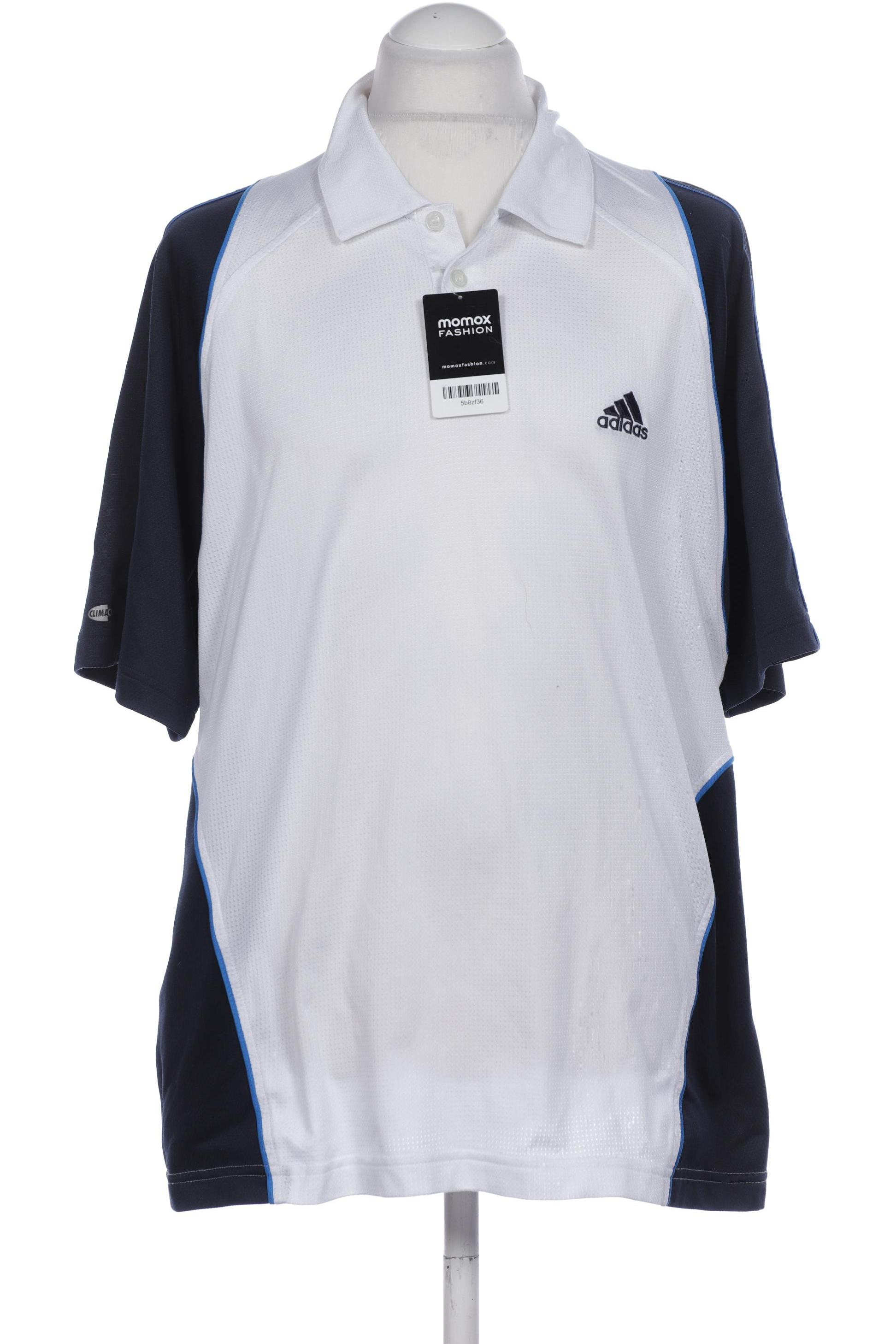

adidas Herren Poloshirt, weiß, Gr. 54