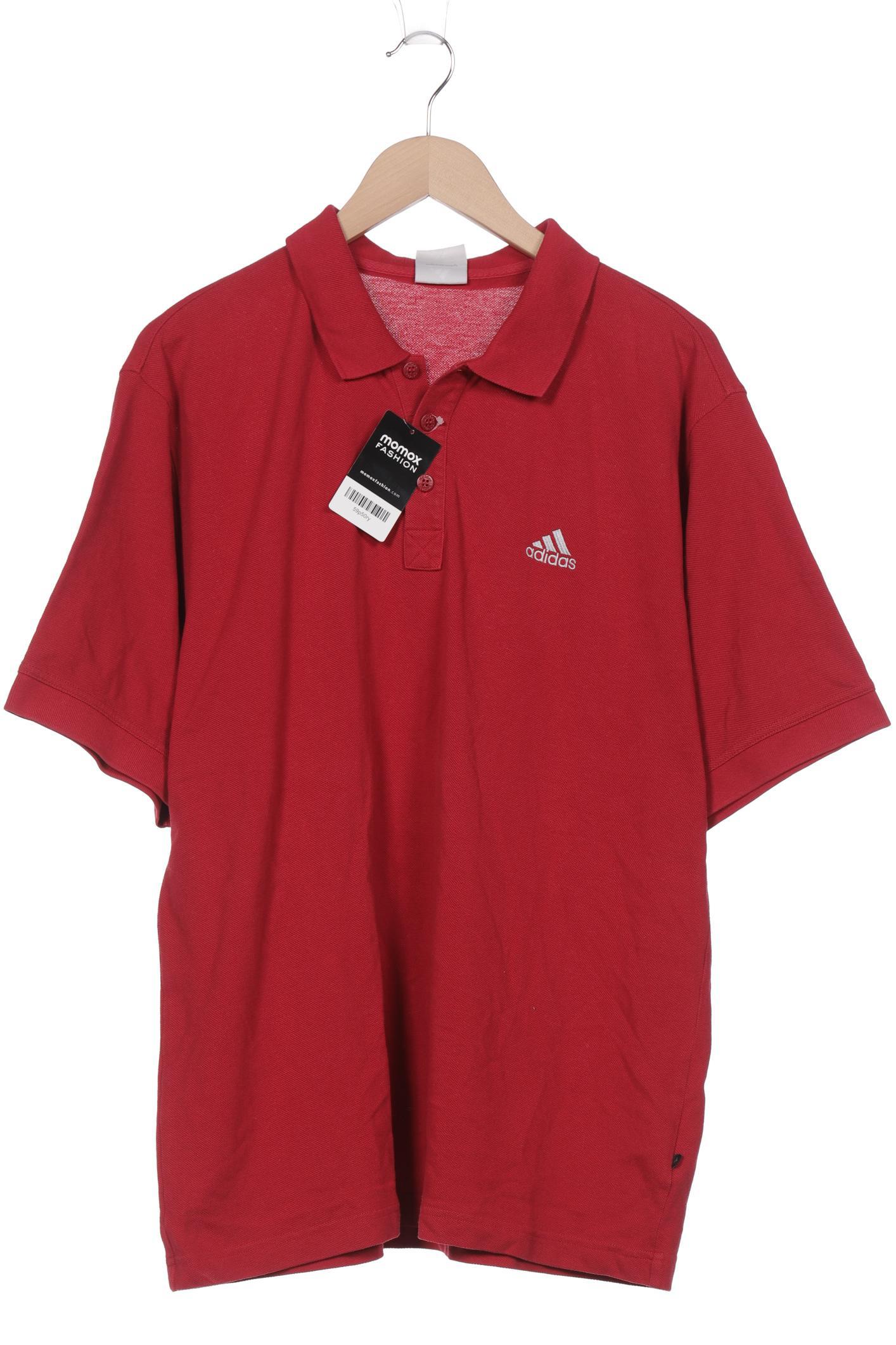 

adidas Herren Poloshirt, rot, Gr. 52