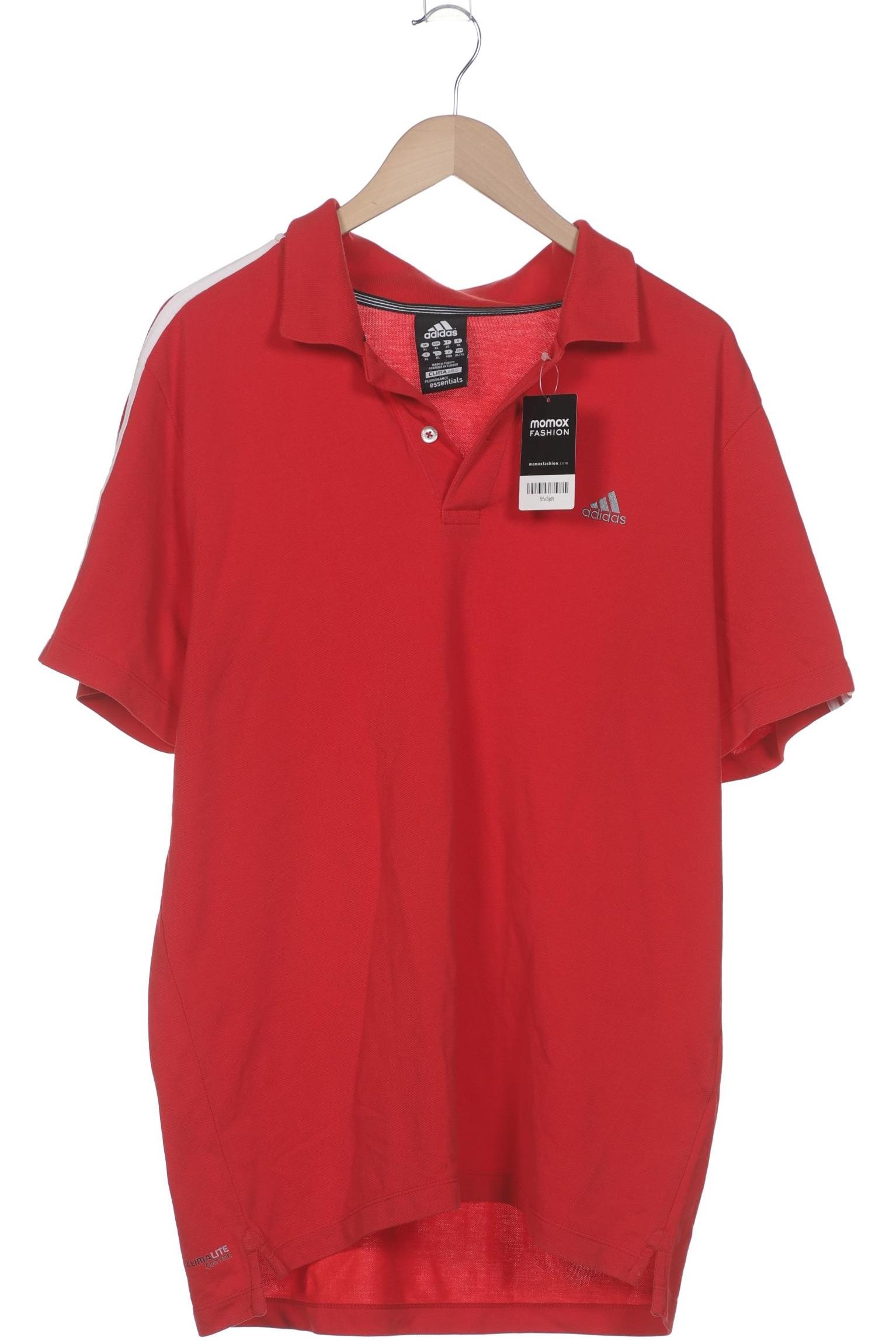 

adidas Herren Poloshirt, rot, Gr. 54