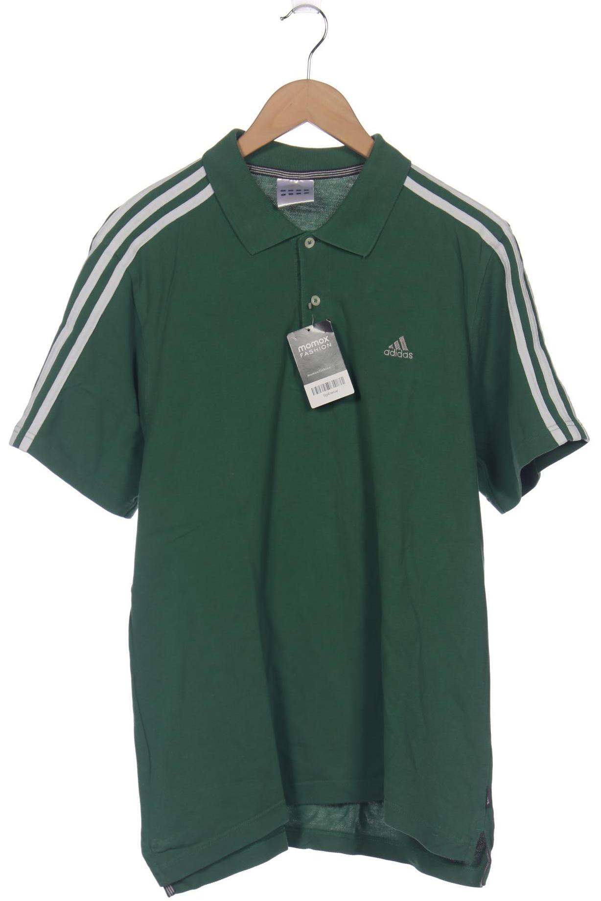 

adidas Herren Poloshirt, grün, Gr. 52