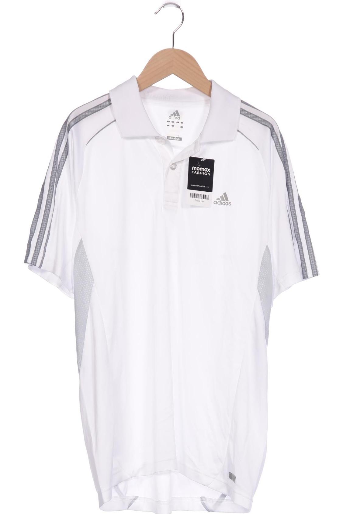 

adidas Herren Poloshirt, weiß, Gr. 54