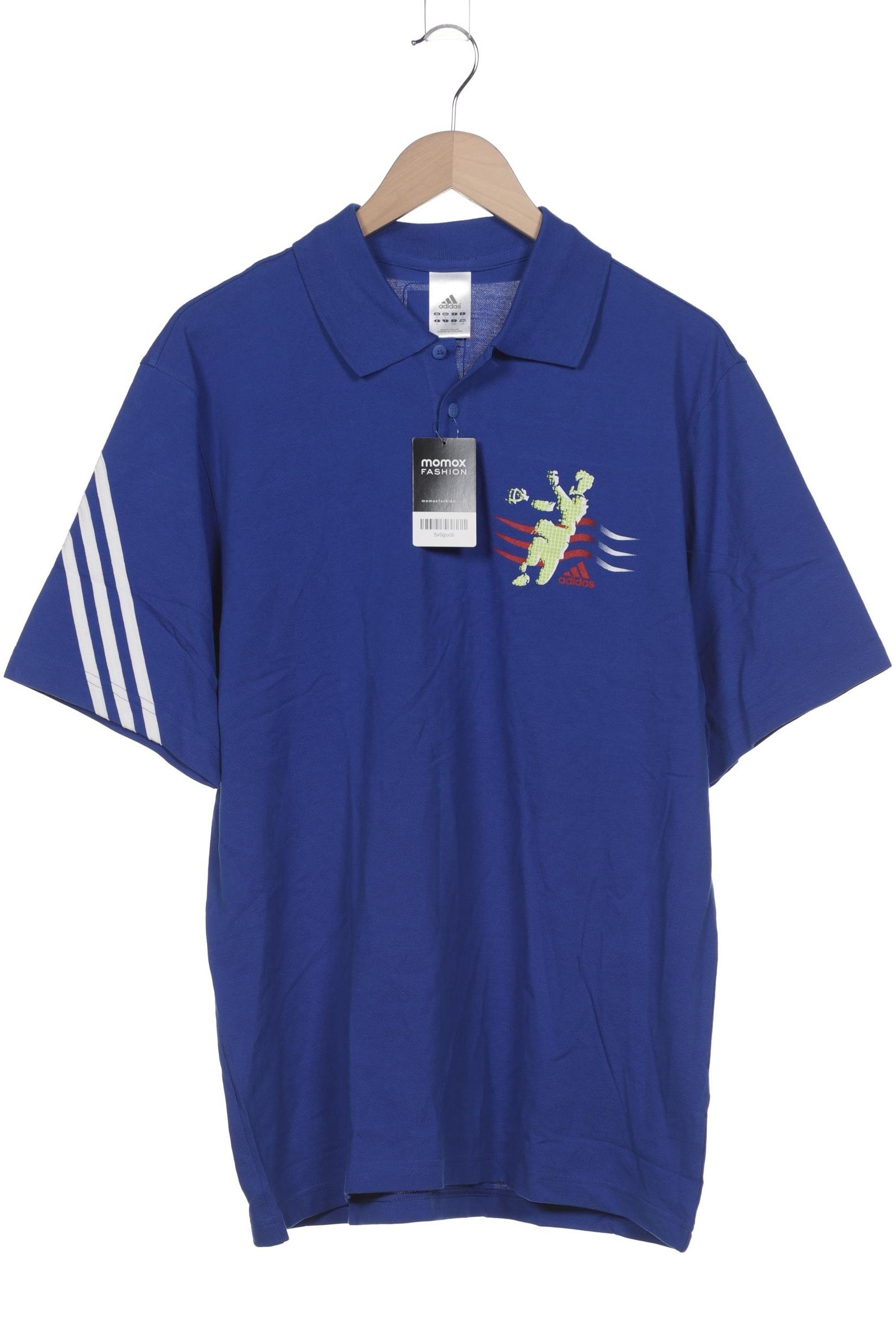 

adidas Herren Poloshirt, blau, Gr. 52
