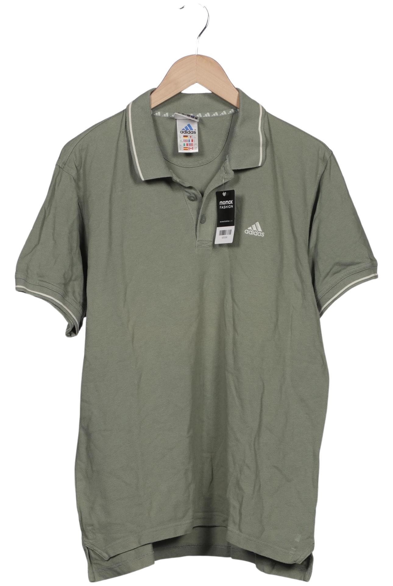 

adidas Herren Poloshirt, grün, Gr. 52