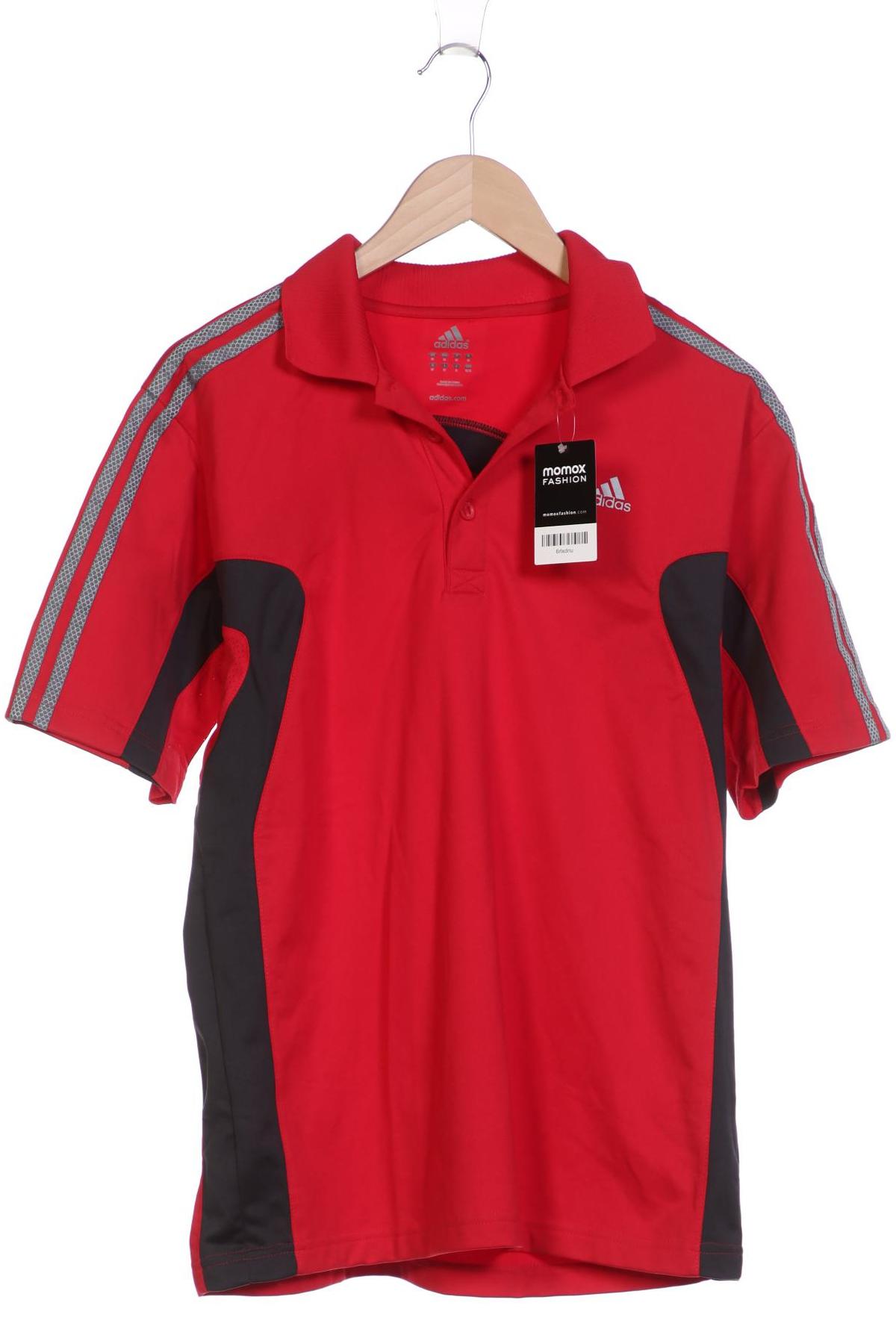 

adidas Herren Poloshirt, rot, Gr. 48