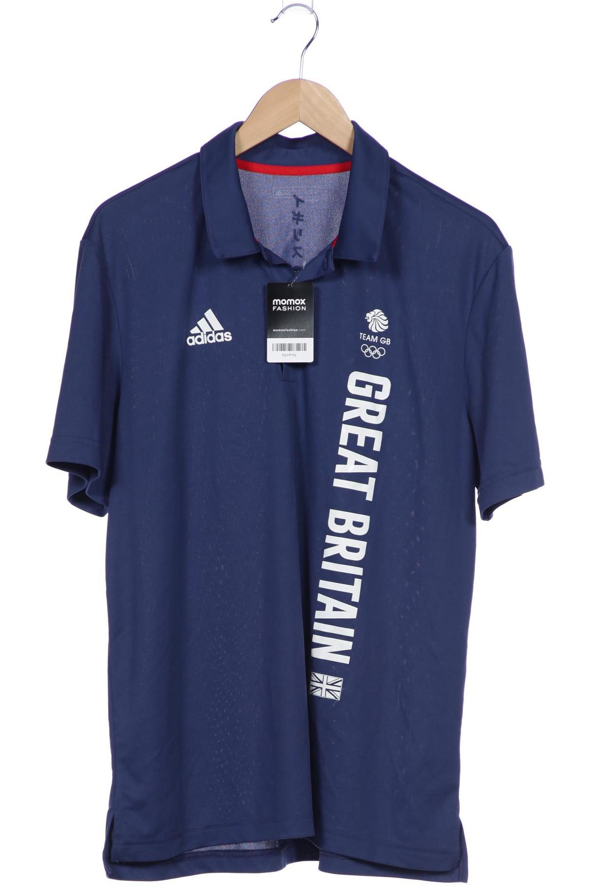 

adidas Herren Poloshirt, blau, Gr. 54