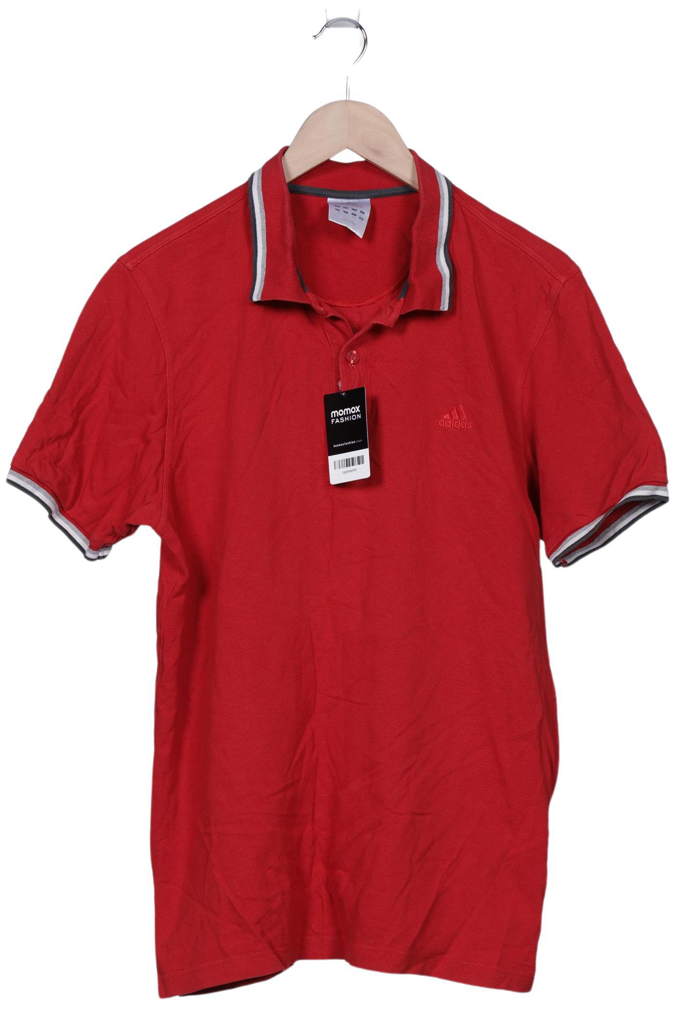 

adidas Herren Poloshirt, rot, Gr. 52