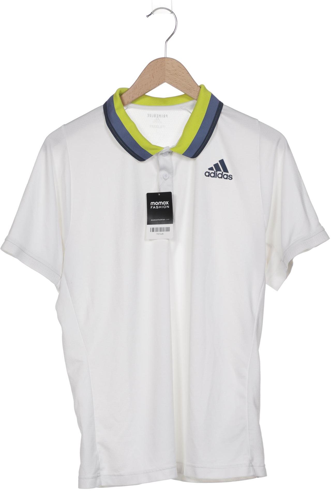 

adidas Herren Poloshirt, weiß, Gr. 52