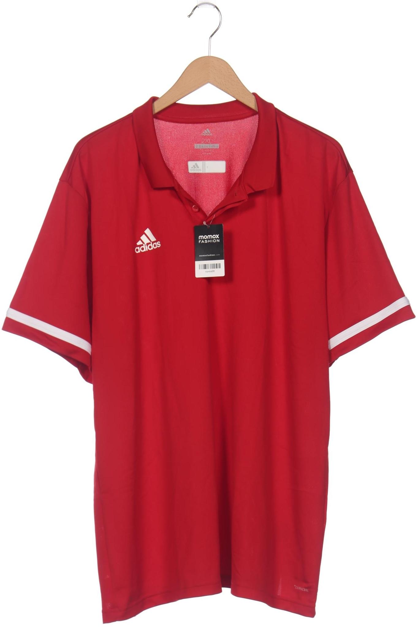 

adidas Herren Poloshirt, rot, Gr. 56