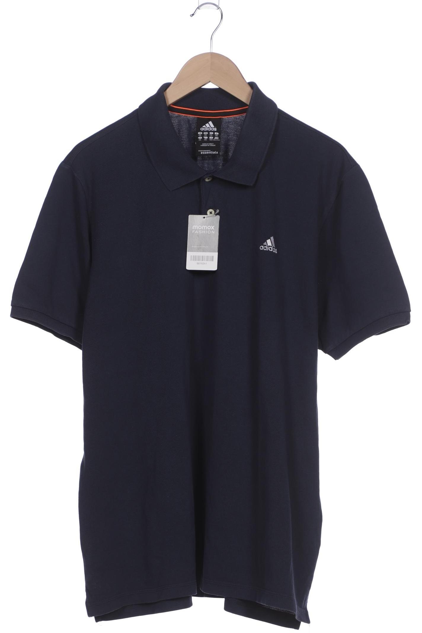 

adidas Herren Poloshirt, marineblau, Gr. 56