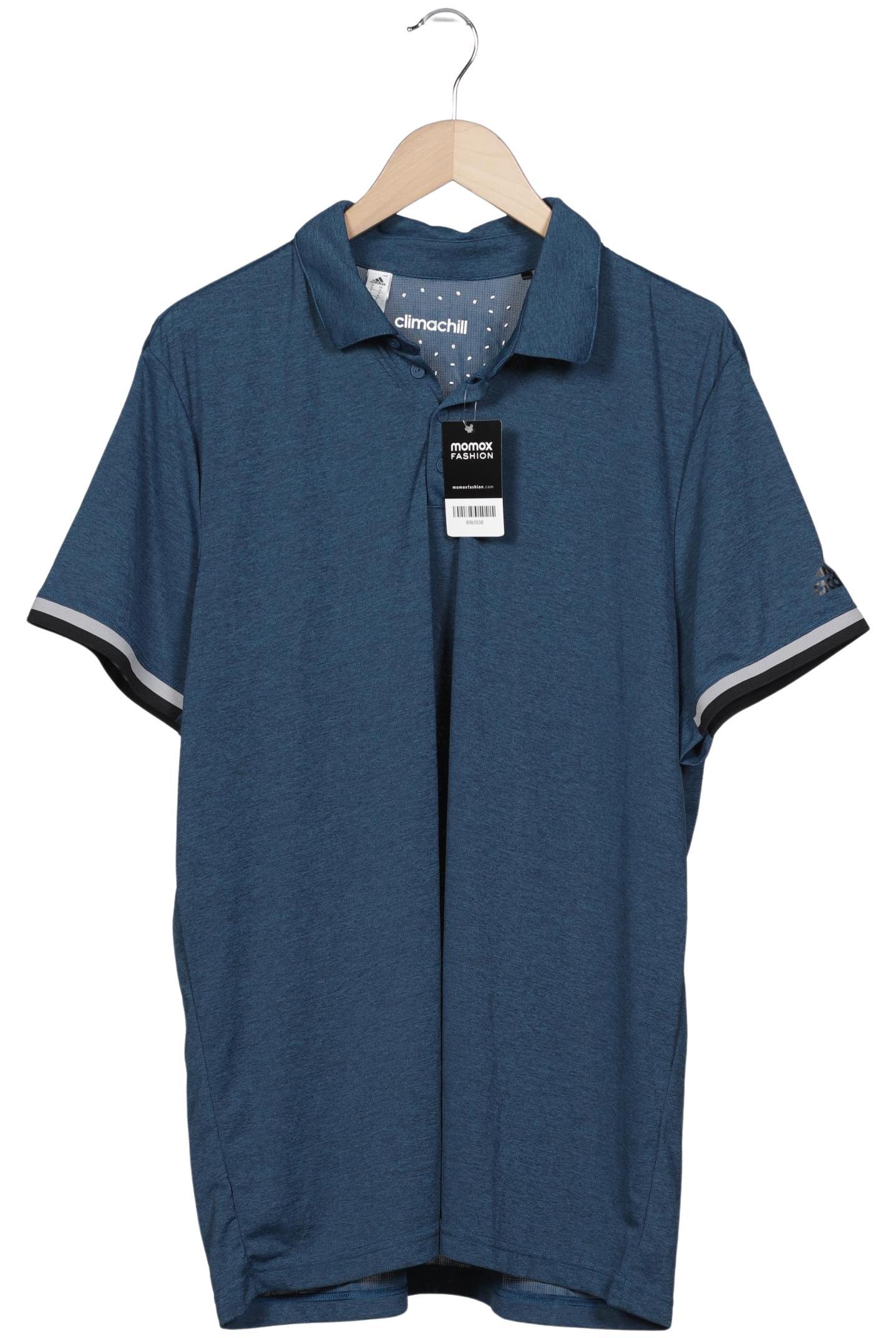 

adidas Herren Poloshirt, blau, Gr. 54