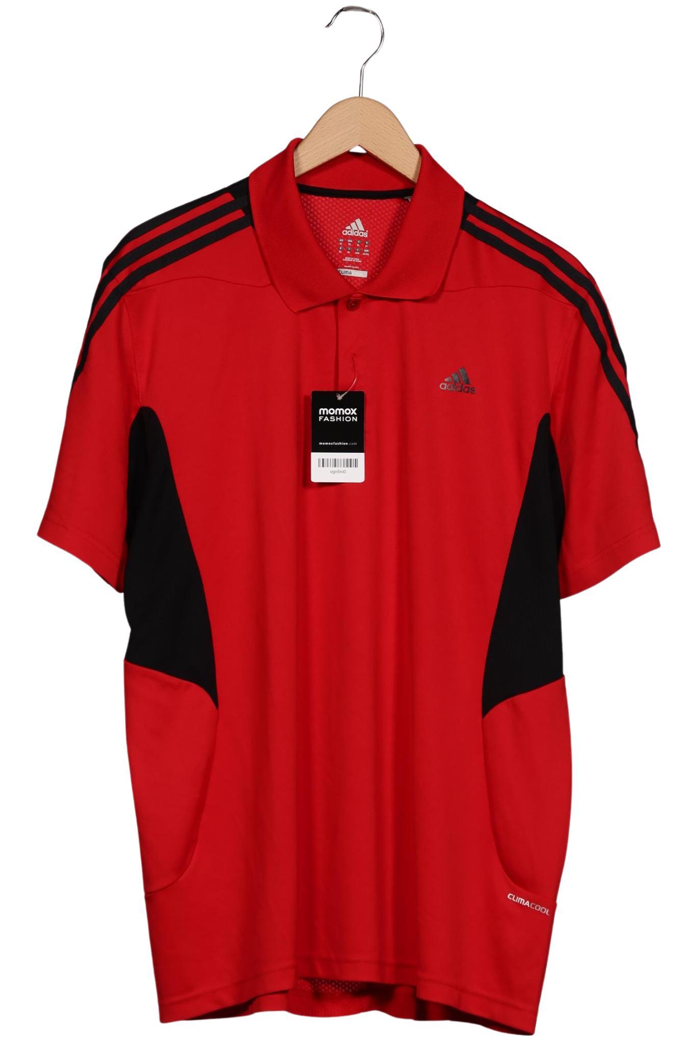 

adidas Herren Poloshirt, rot, Gr. 54