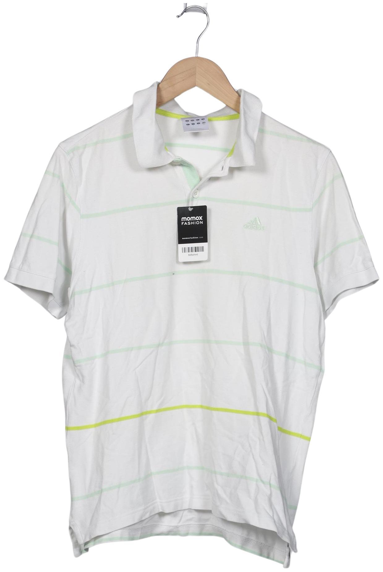 

adidas Herren Poloshirt, weiß, Gr. 48