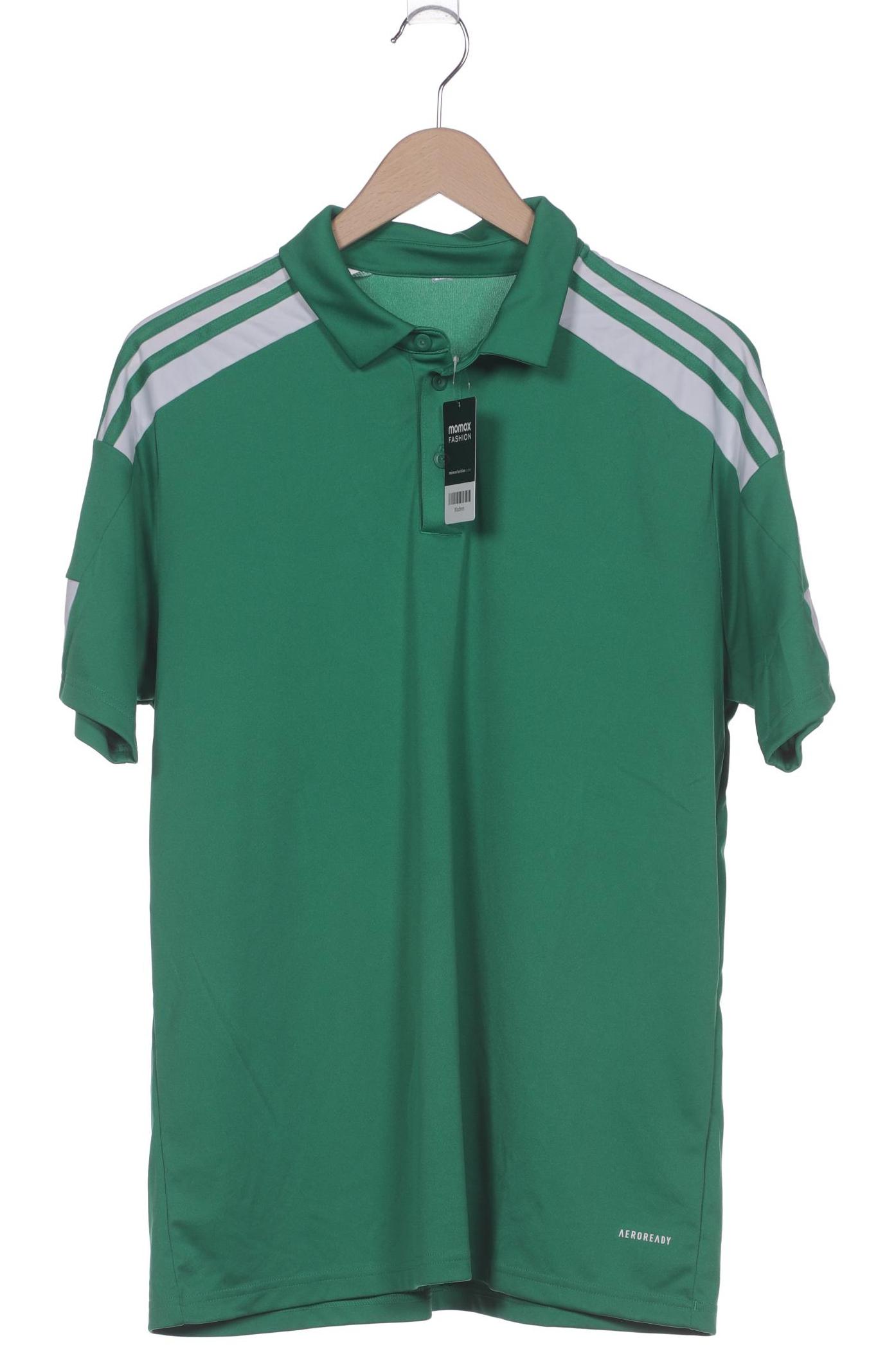 

adidas Herren Poloshirt, grün, Gr. 52