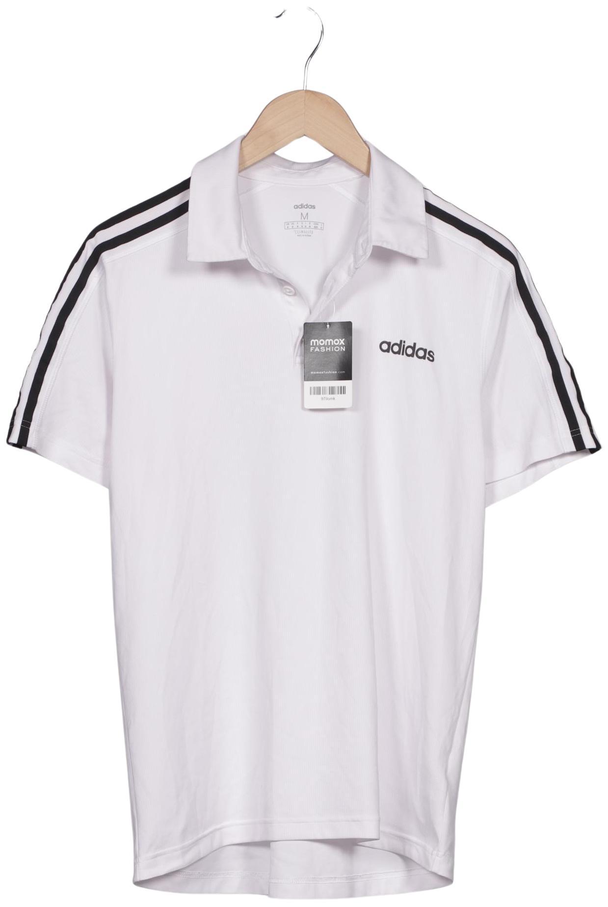 

adidas Herren Poloshirt, weiß, Gr. 48