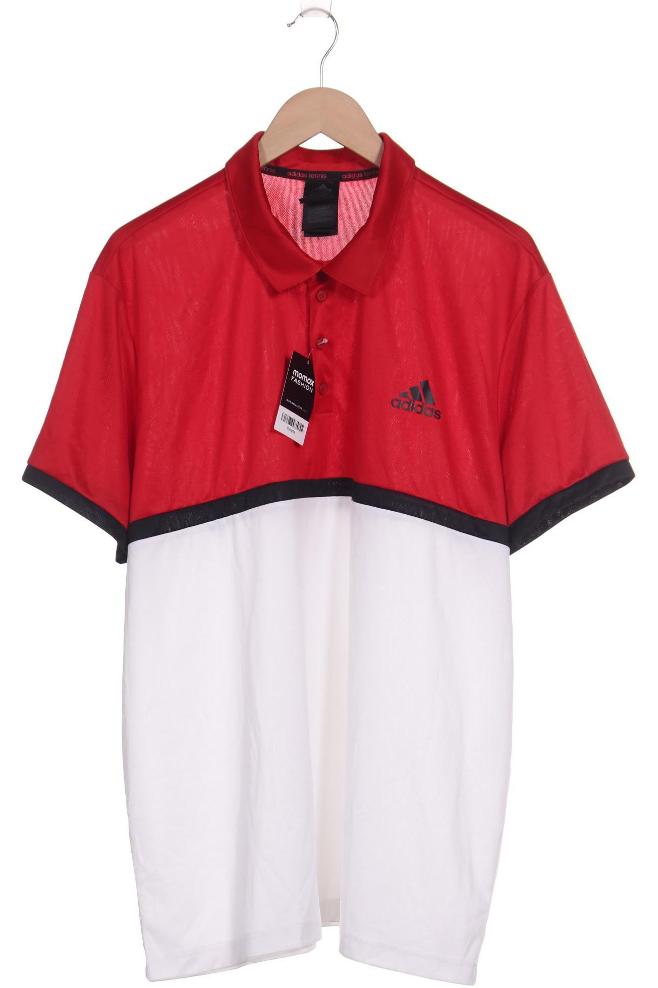 

adidas Herren Poloshirt, rot, Gr. 56