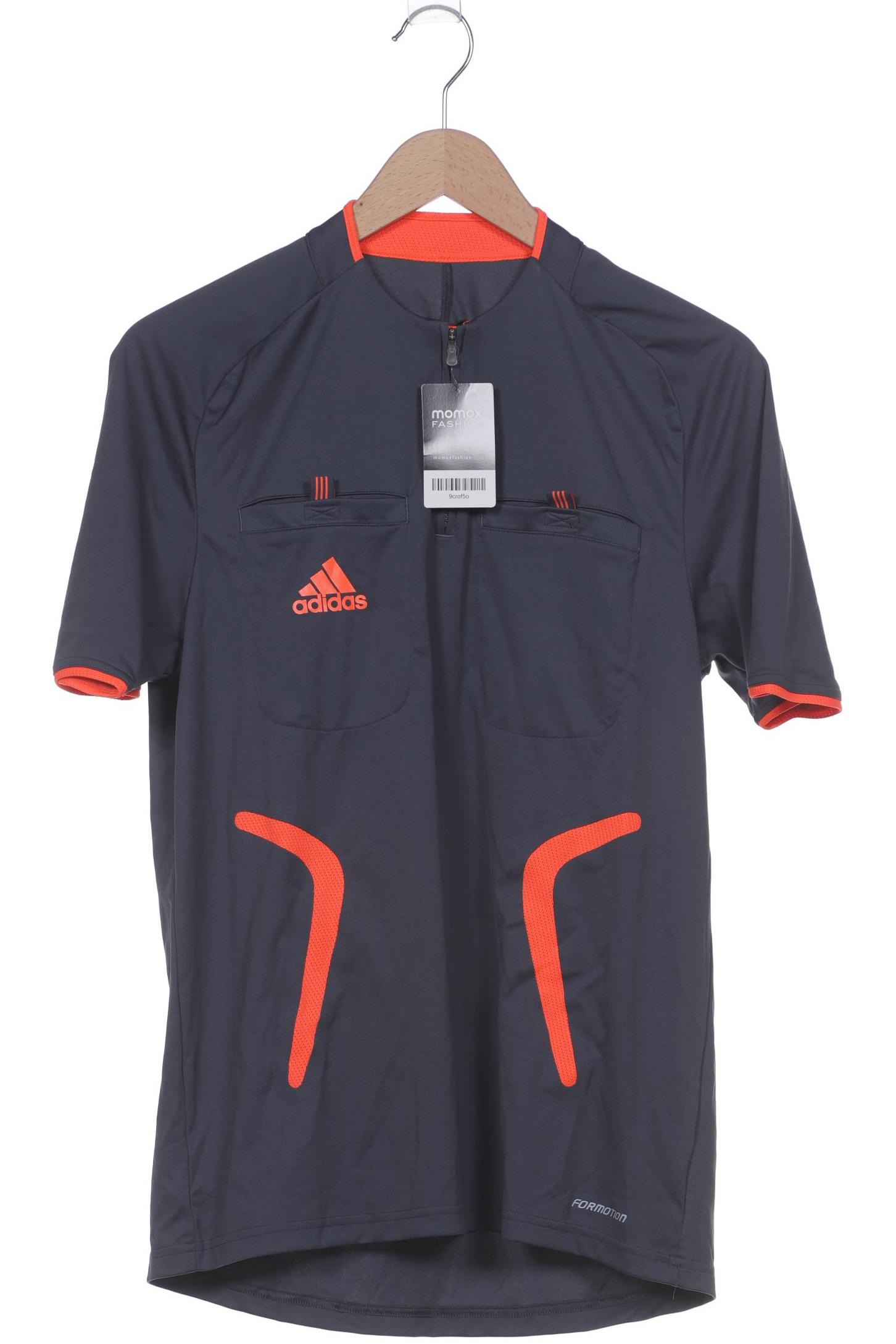 

adidas Herren Poloshirt, grau, Gr. 46