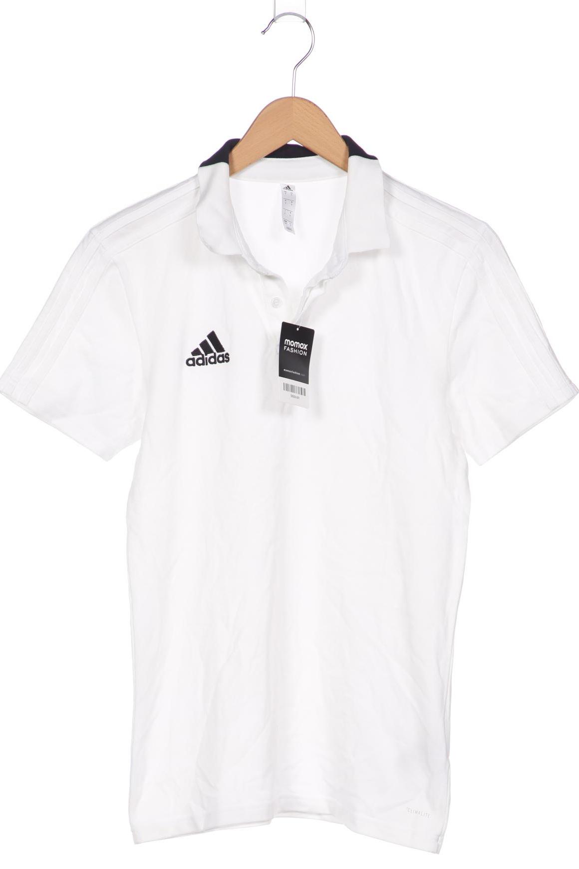 

adidas Herren Poloshirt, weiß, Gr. 46