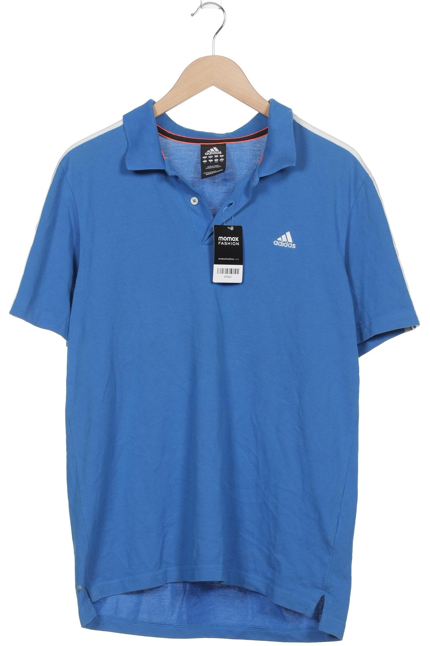 

adidas Herren Poloshirt, blau, Gr. 52