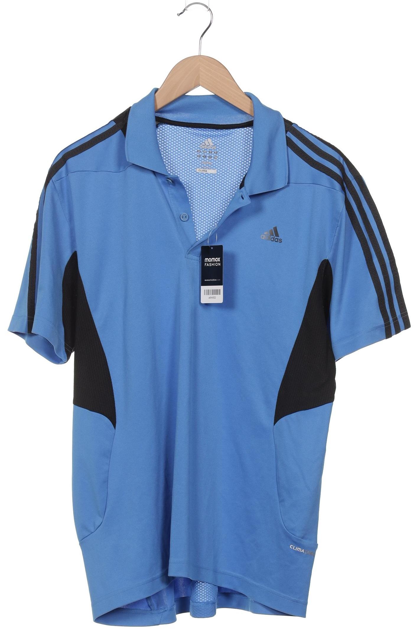 

adidas Herren Poloshirt, blau, Gr. 52