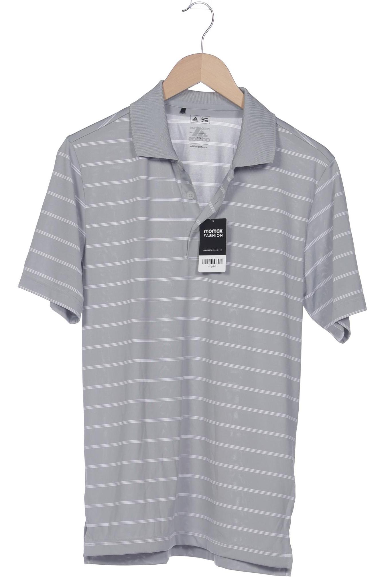 

adidas Herren Poloshirt, grau, Gr. 46