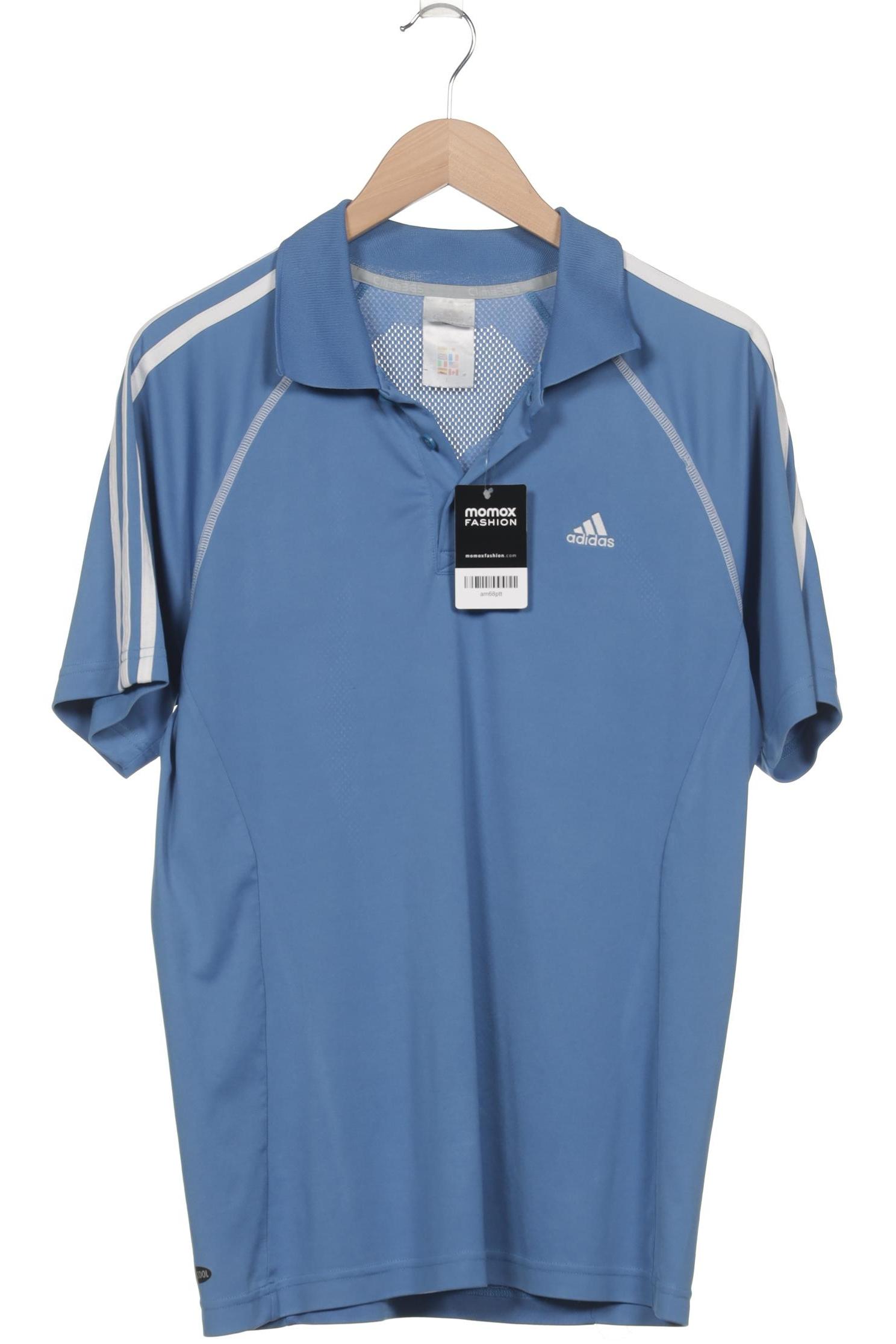 

adidas Herren Poloshirt, blau, Gr. 48