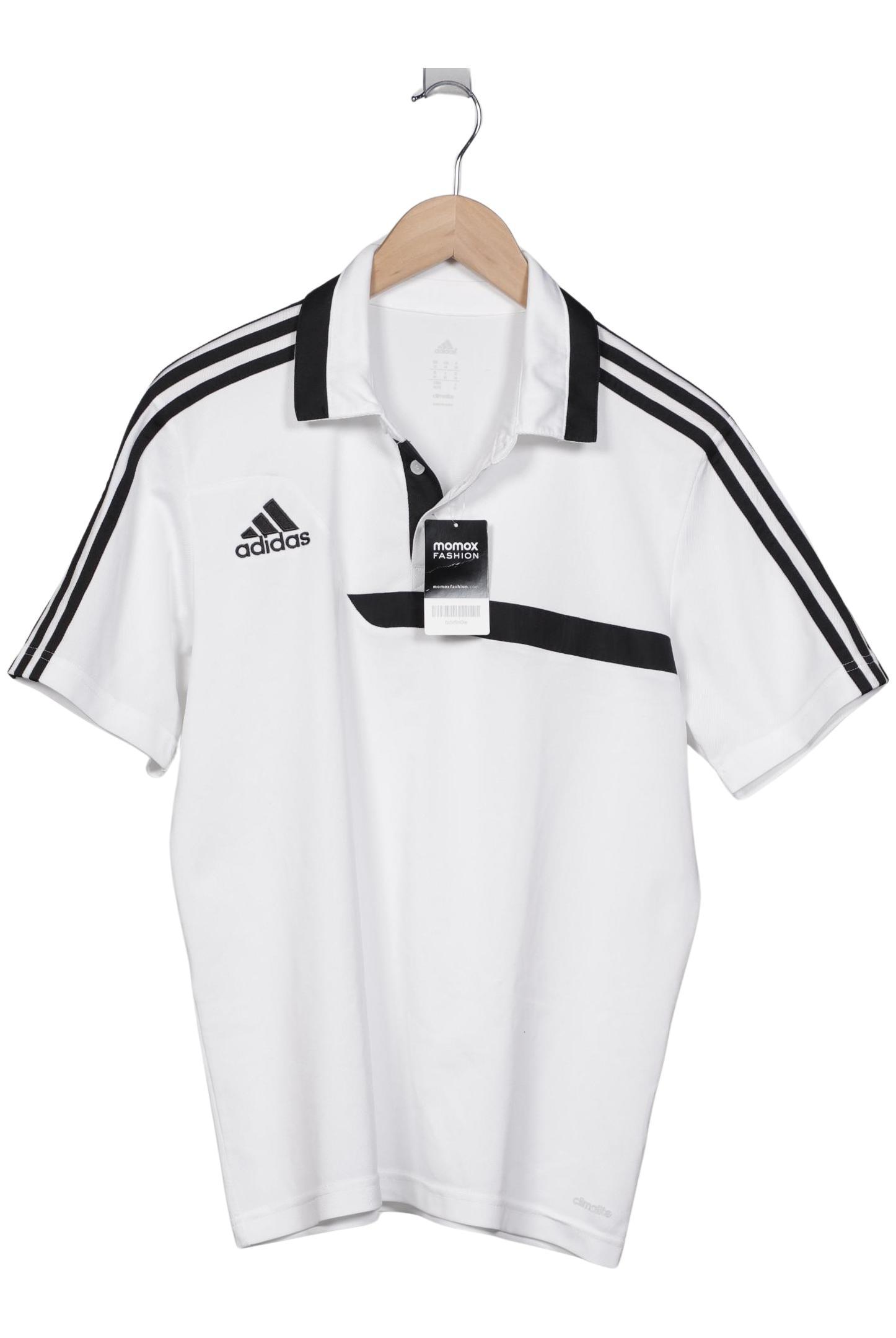 

adidas Herren Poloshirt, weiß, Gr. 48