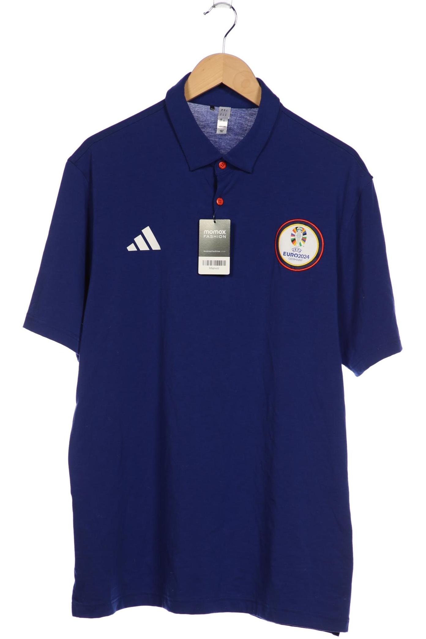 

adidas Herren Poloshirt, blau, Gr. 54