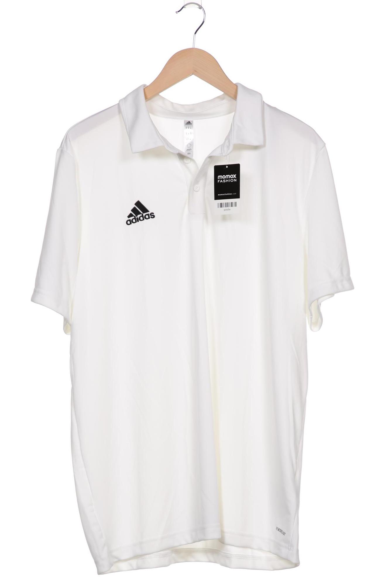 

adidas Herren Poloshirt, weiß, Gr. 54