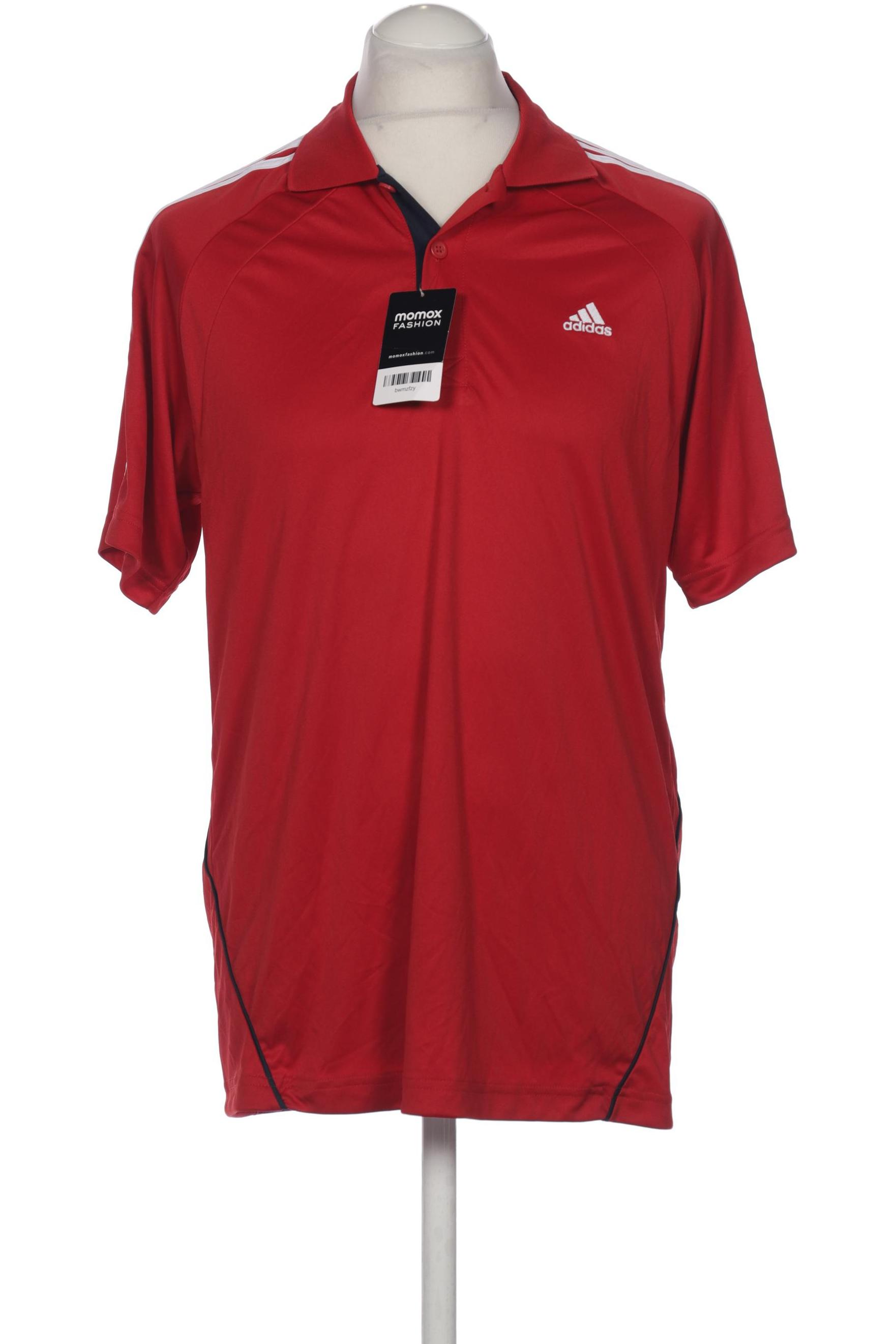 

adidas Herren Poloshirt, rot, Gr. 48