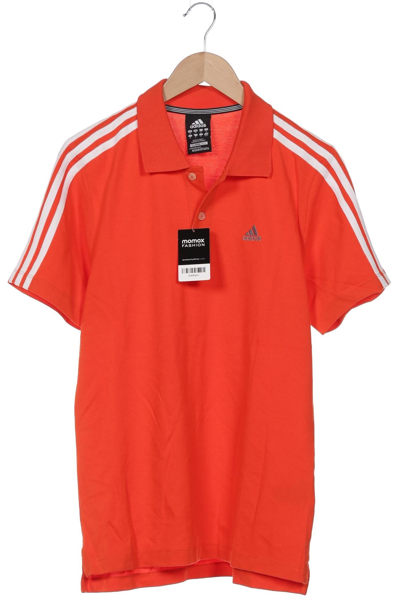 

adidas Herren Poloshirt, orange, Gr. 48
