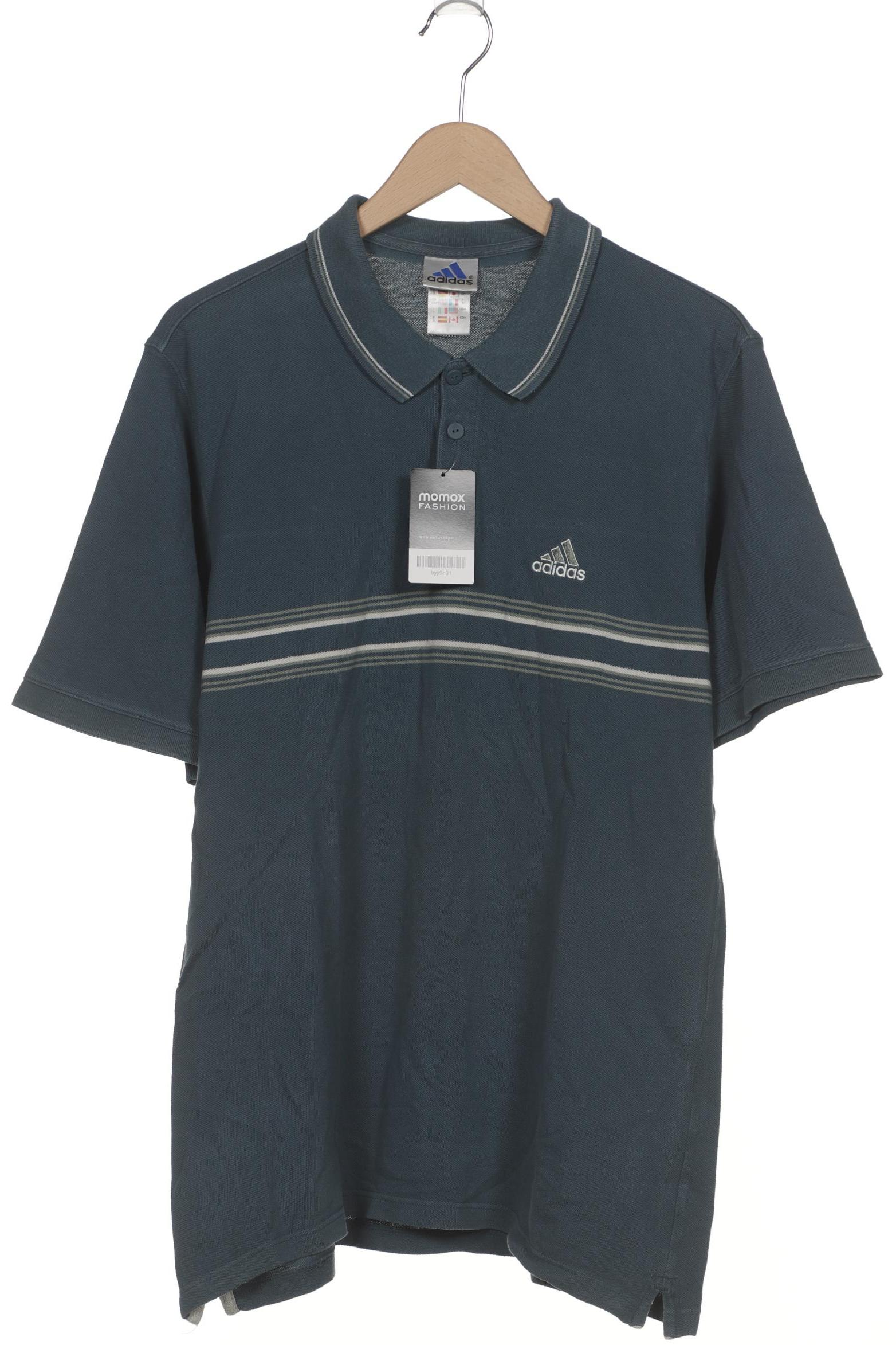 

adidas Herren Poloshirt, blau, Gr. 48