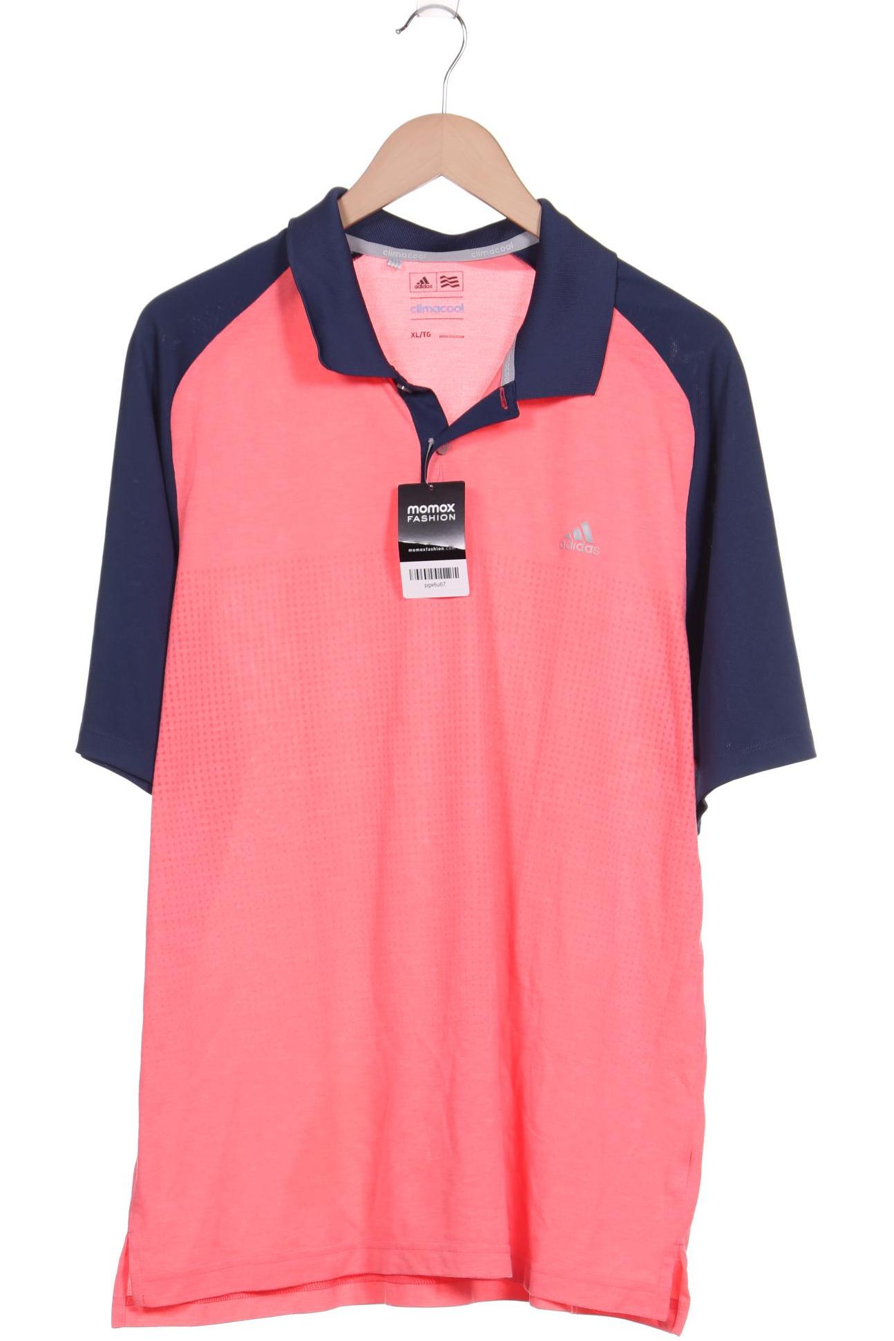 

adidas Herren Poloshirt, pink, Gr. 54