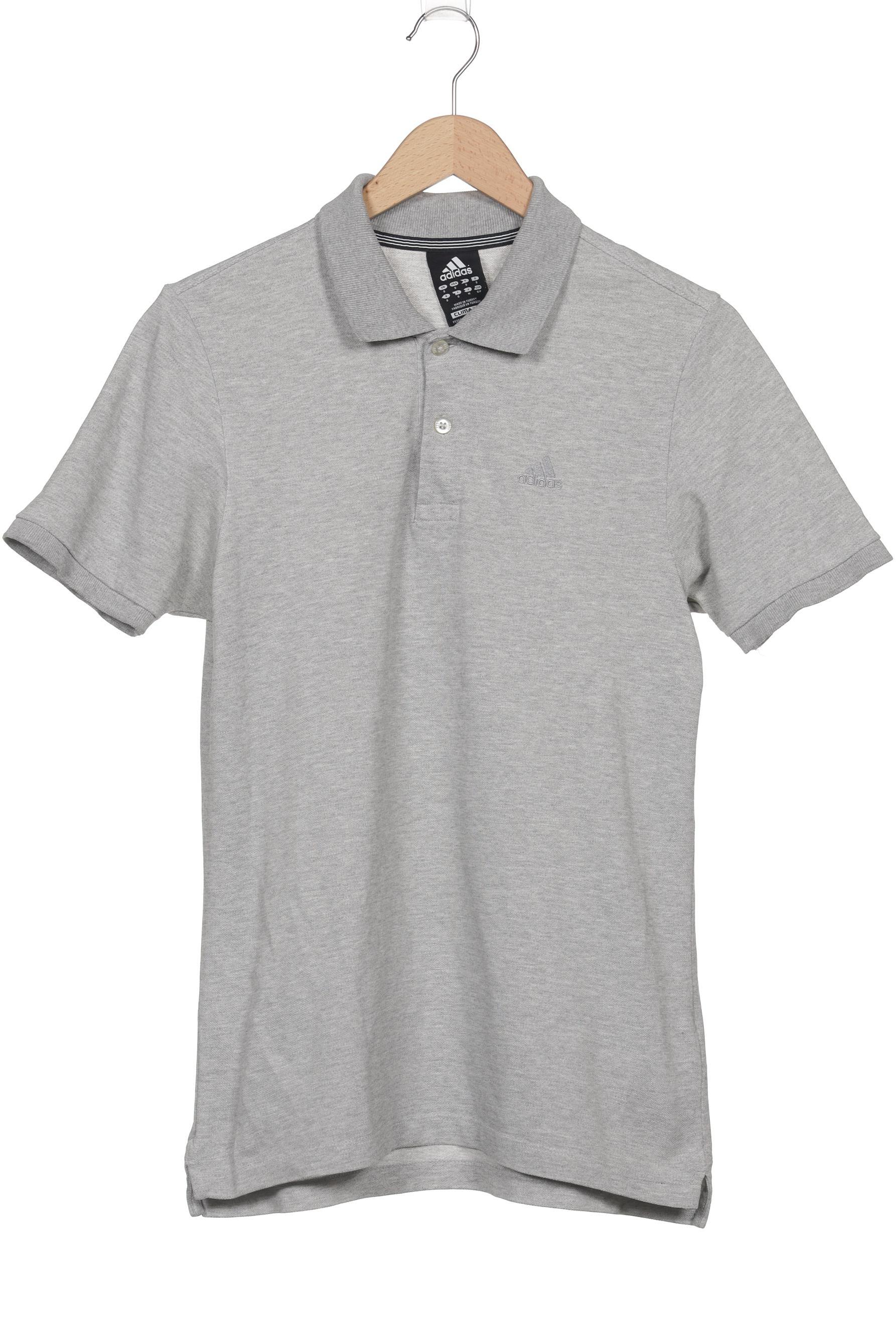 

adidas Herren Poloshirt, grau, Gr. 46