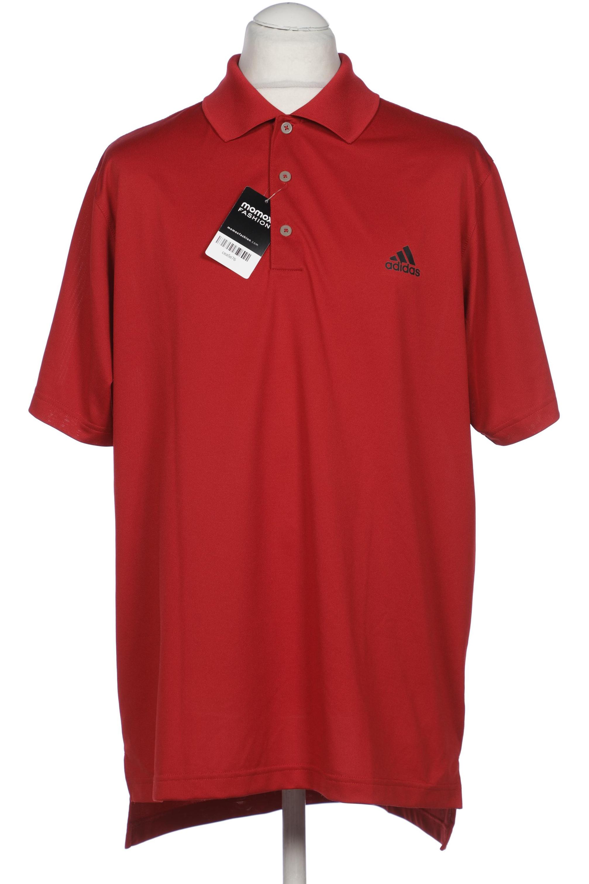 

adidas Herren Poloshirt, rot, Gr. 54