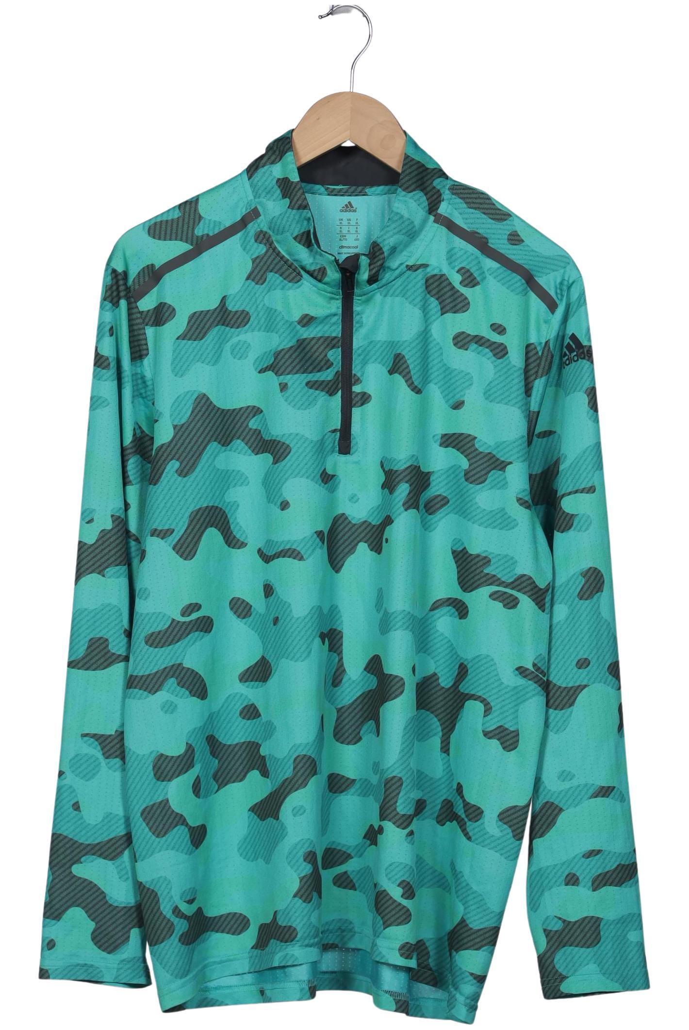 

adidas Herren Poloshirt, grün, Gr. 54